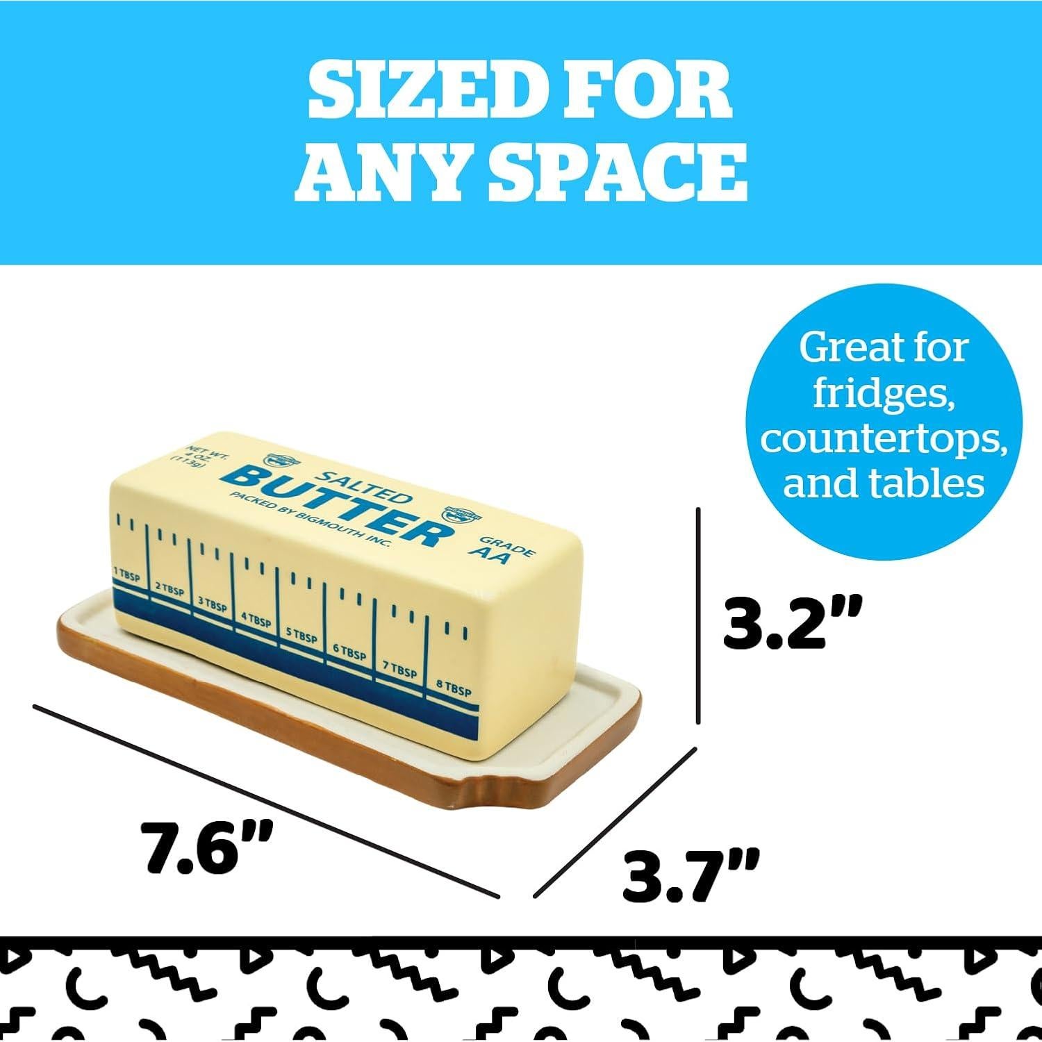 Plato de Mantequilla Cerámica BigMouth 19x8.6 cm con Tapa