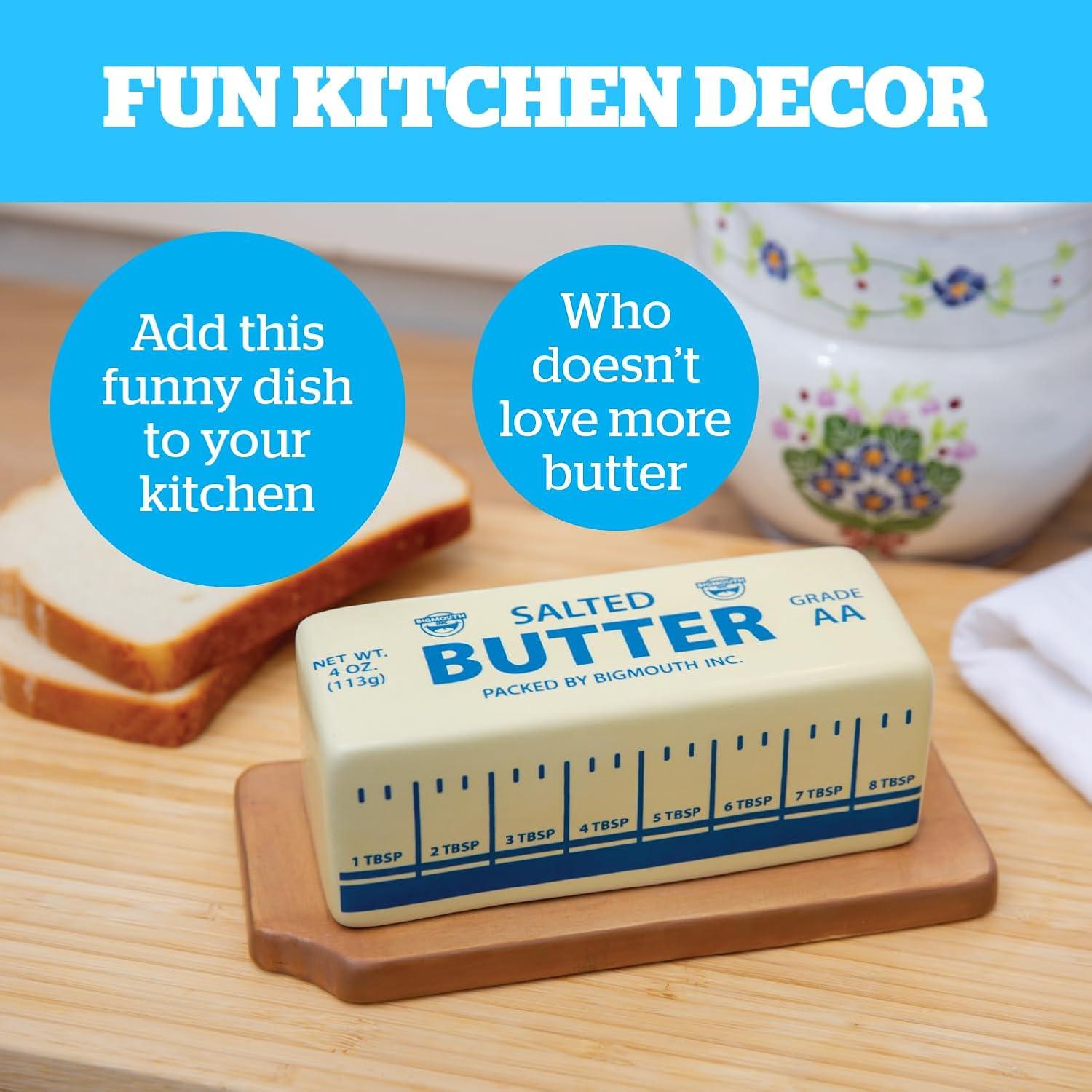 Plato de Mantequilla Cerámica BigMouth 19x8.6 cm con Tapa