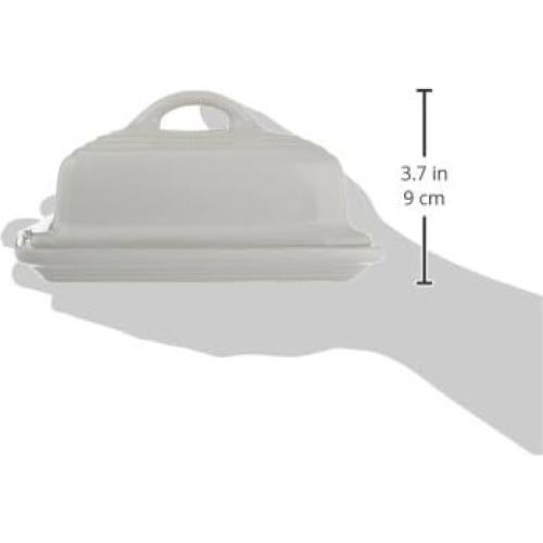 Fuente de Mantequilla Cerámica Le Creuset Blanca 226g