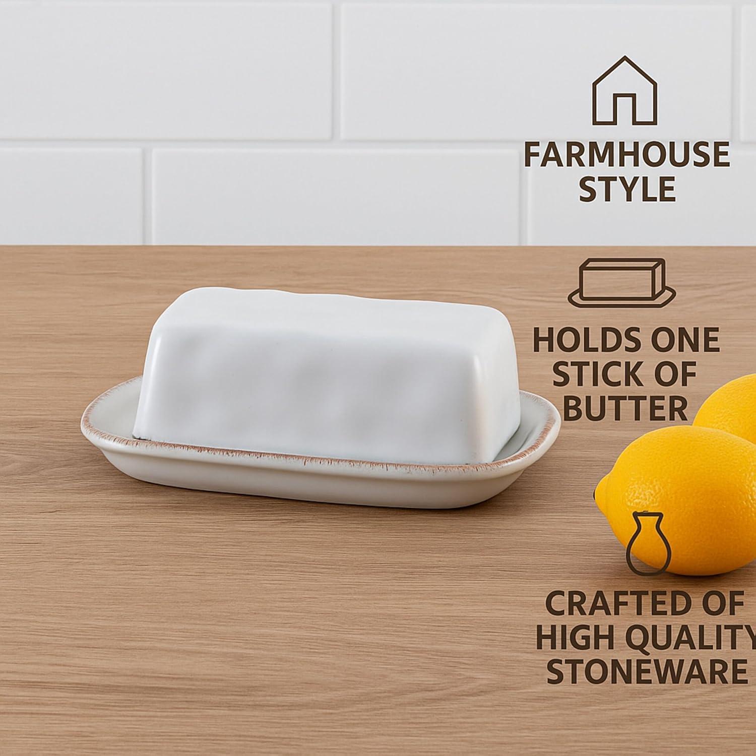 Plato de Mantequilla Cerámica Pfaltzgraff Canyon Bead 18 cm