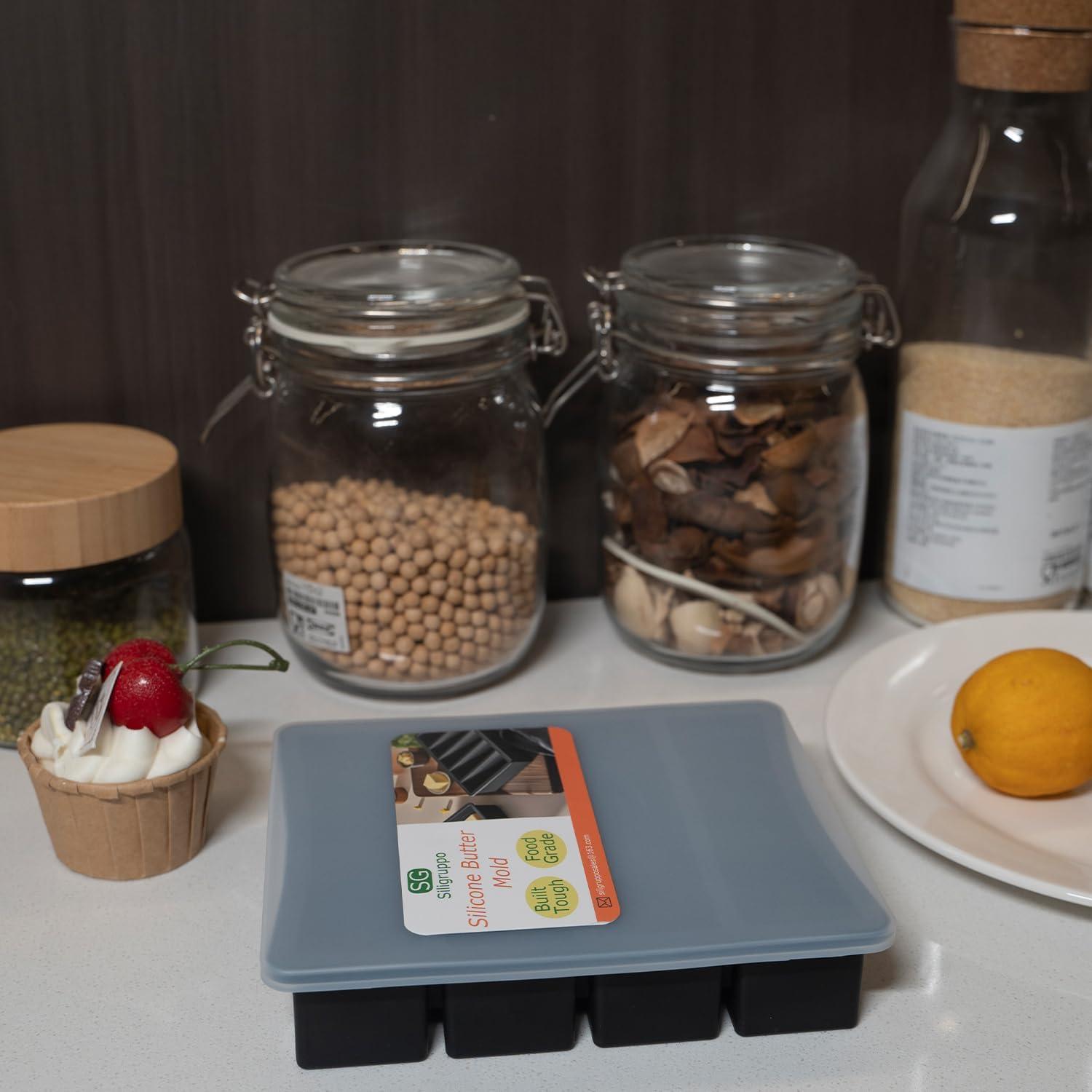 Molde de Mantequilla Silicona Antiadherente Siligruppo 2 Pcs