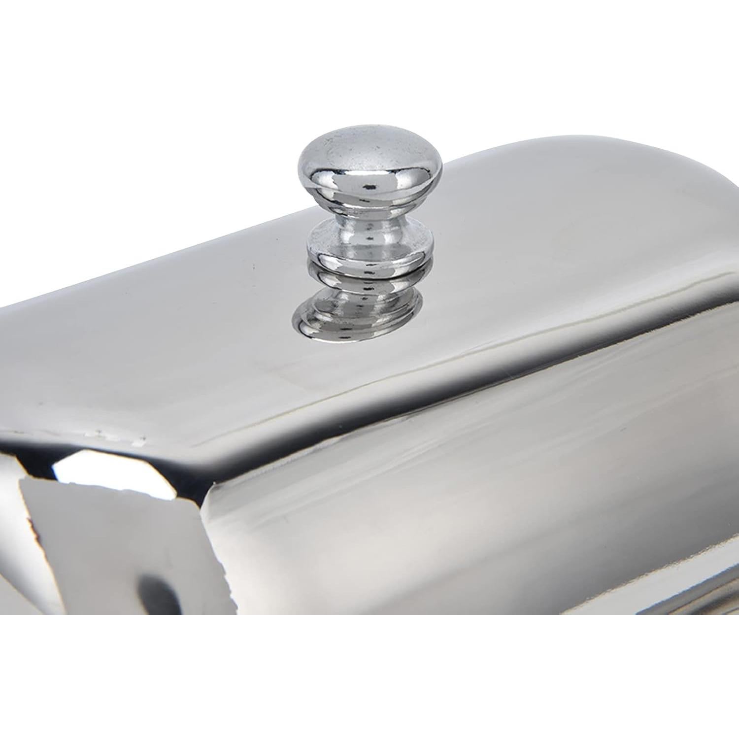 Caja de Mantequilla Acero Inoxidable Tomotato Doble Cubierta 16x12x5cm