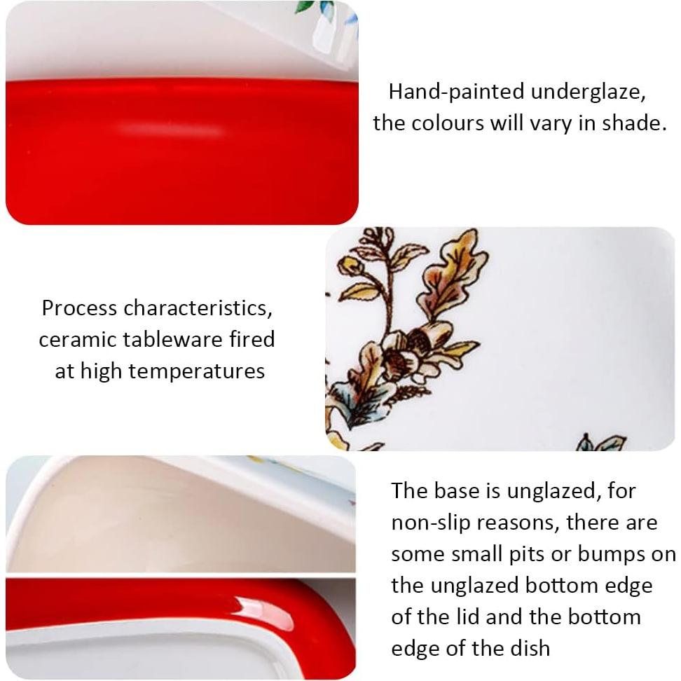 Tazón de Mantequilla de Porcelana Lifenanny 20 cm Amarillo