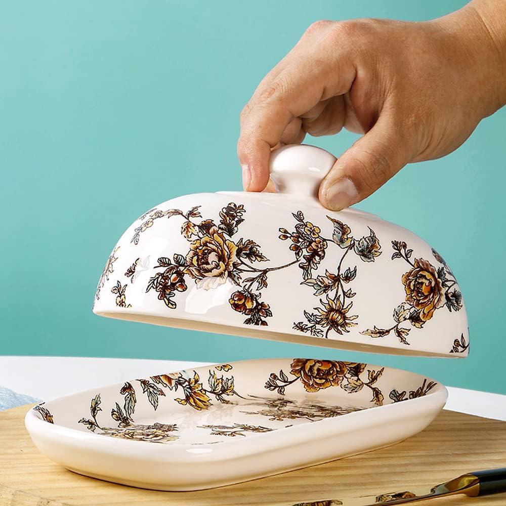 Tazón de Mantequilla de Porcelana Lifenanny 20 cm Amarillo