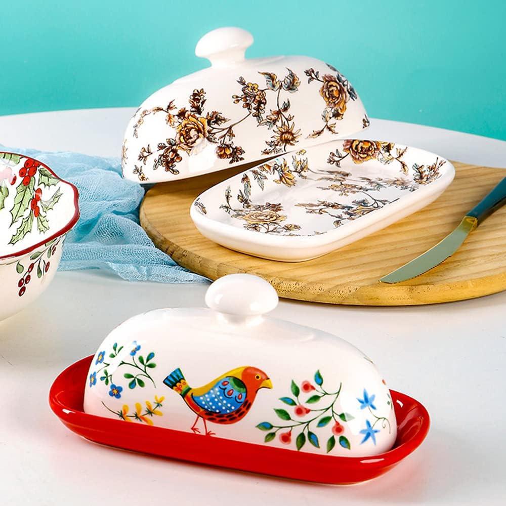 Tazón de Mantequilla de Porcelana Lifenanny 20 cm Amarillo