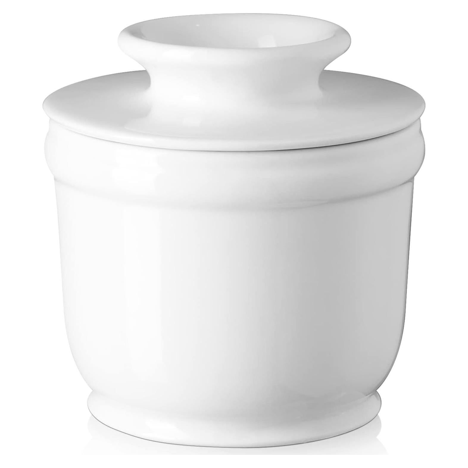 Crock de Porcelana para Mantequilla DOWAN 177ml Blanco
