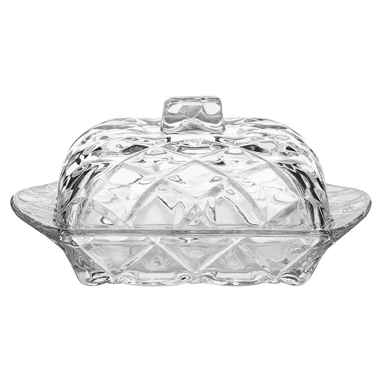 Plato de Mantequilla de Vidrio Lifenanny con Tapa 120g
