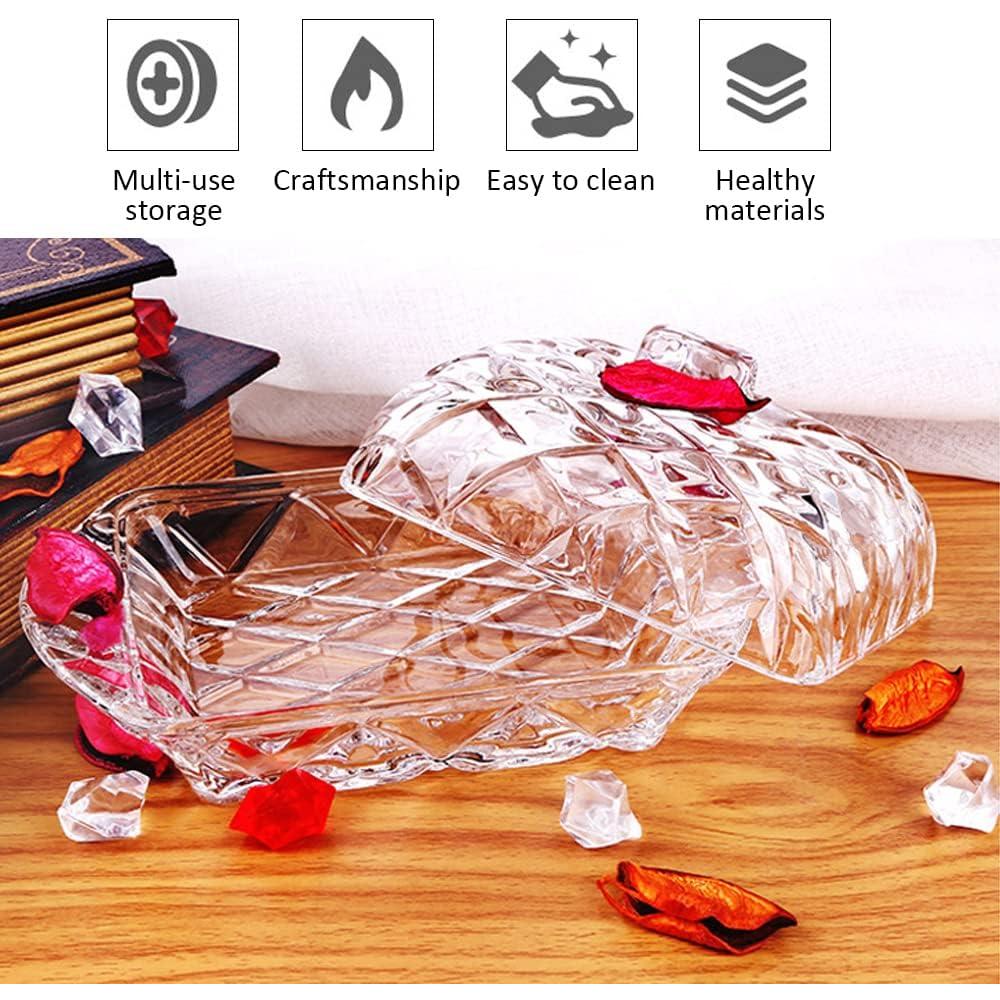 Plato de Mantequilla de Vidrio Lifenanny con Tapa 120g