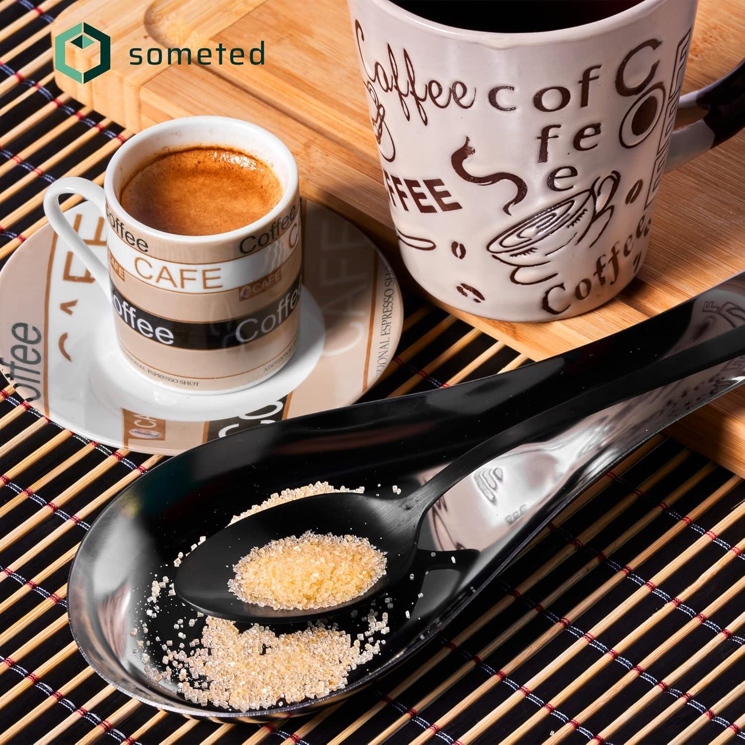 Set de Soporte para Cucharas Acero Inoxidable SOMETED - 2 Piezas