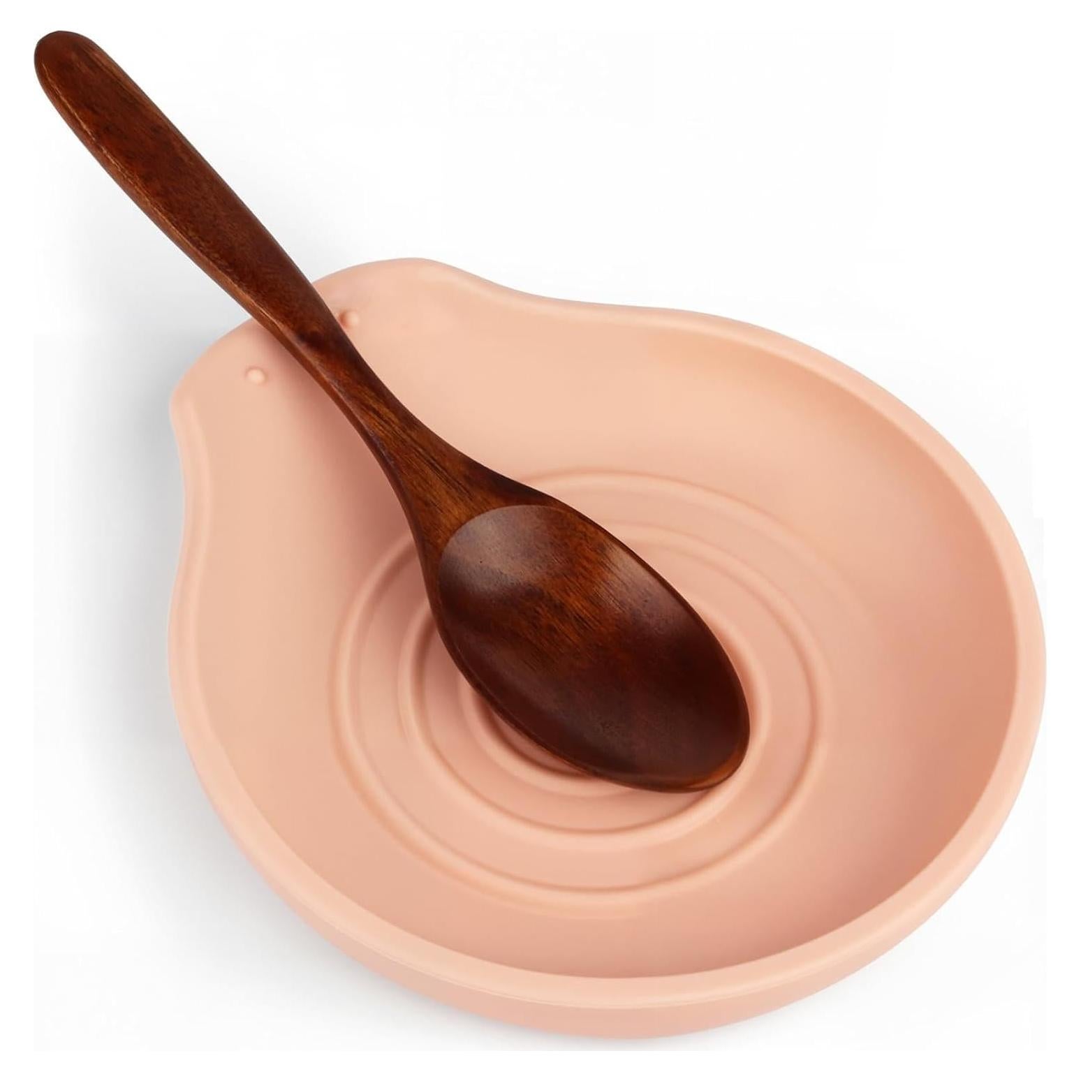 Soporte para cucharas de silicona LOMILD 15.5x13.6cm Rosa