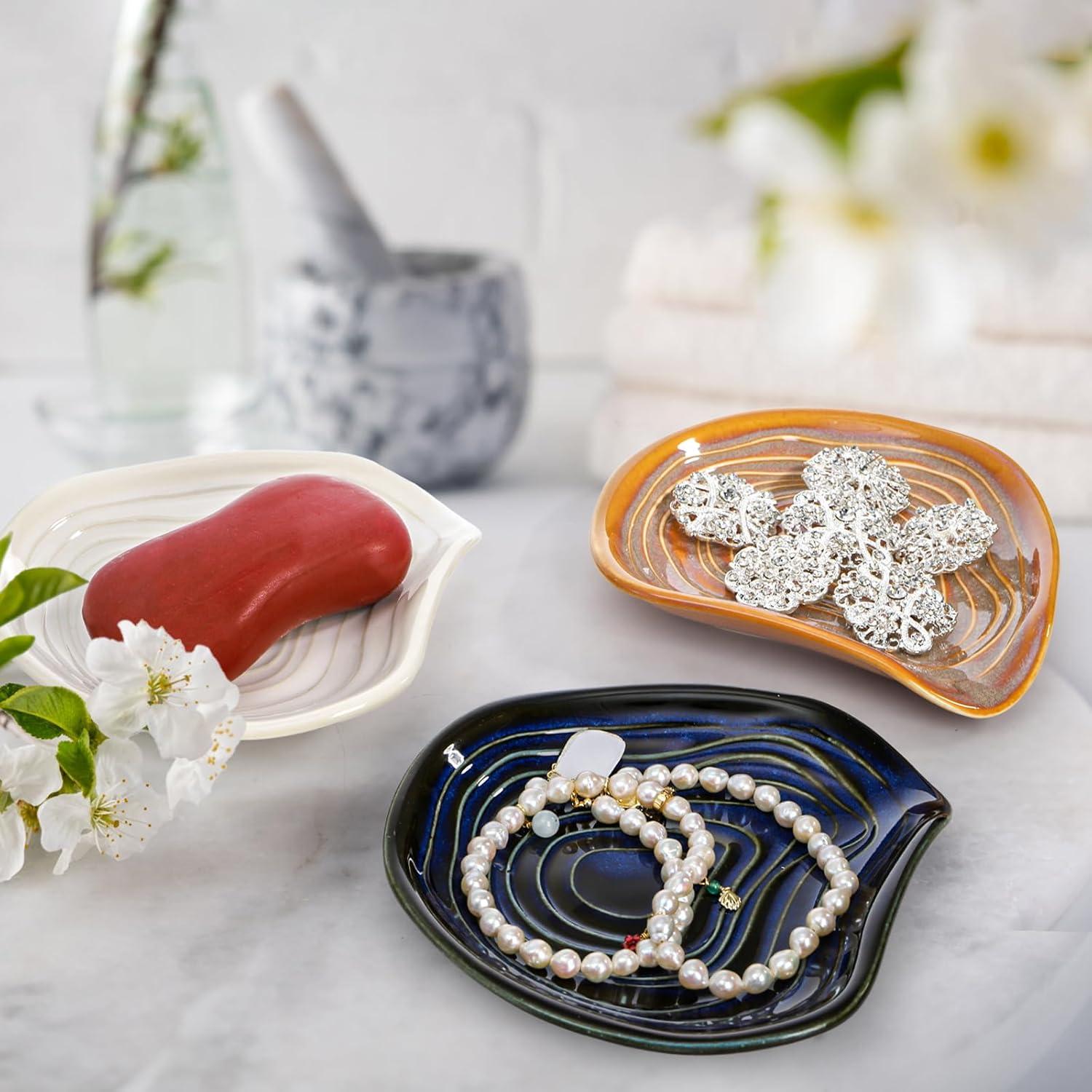 Paquete de 3 Soportes para Cucharas YIMITEE Cerámica 14.5 cm