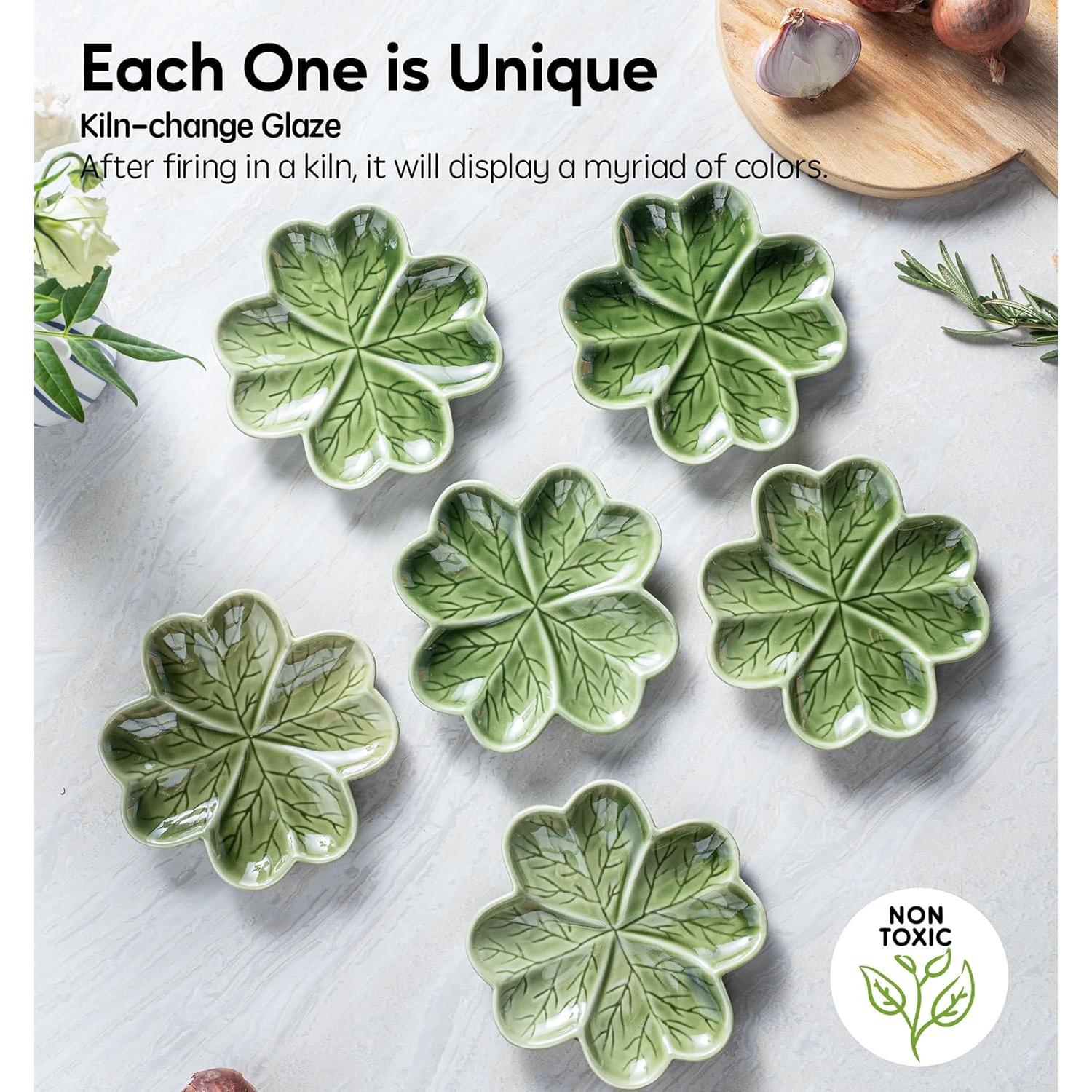 Soporte para Cucharas de Cerámica Veraelle 13.97 cm Verde