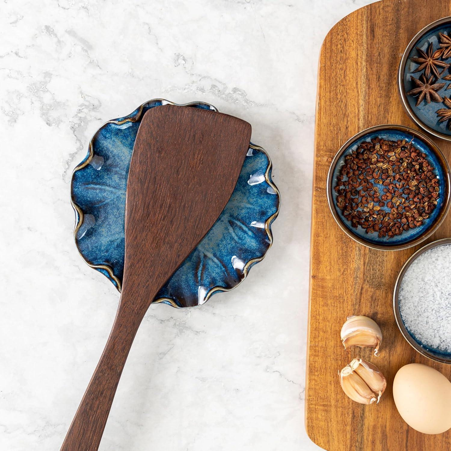 Soporte para Cucharas Cerámico SHIDACHENG Azul Gradiente 14.5cm