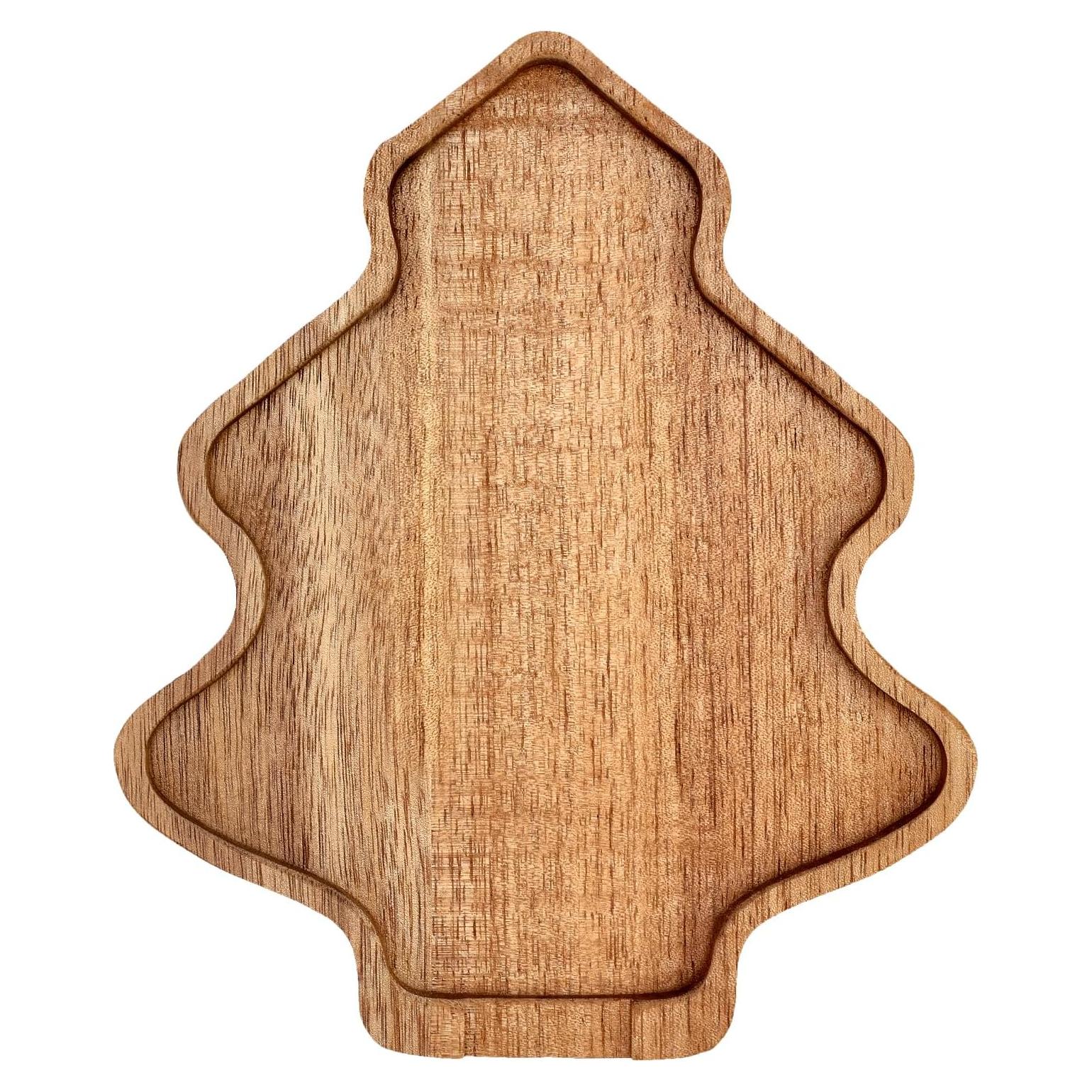 Soporte para cucharas de Navidad Ayiaren - Madera de Acacia