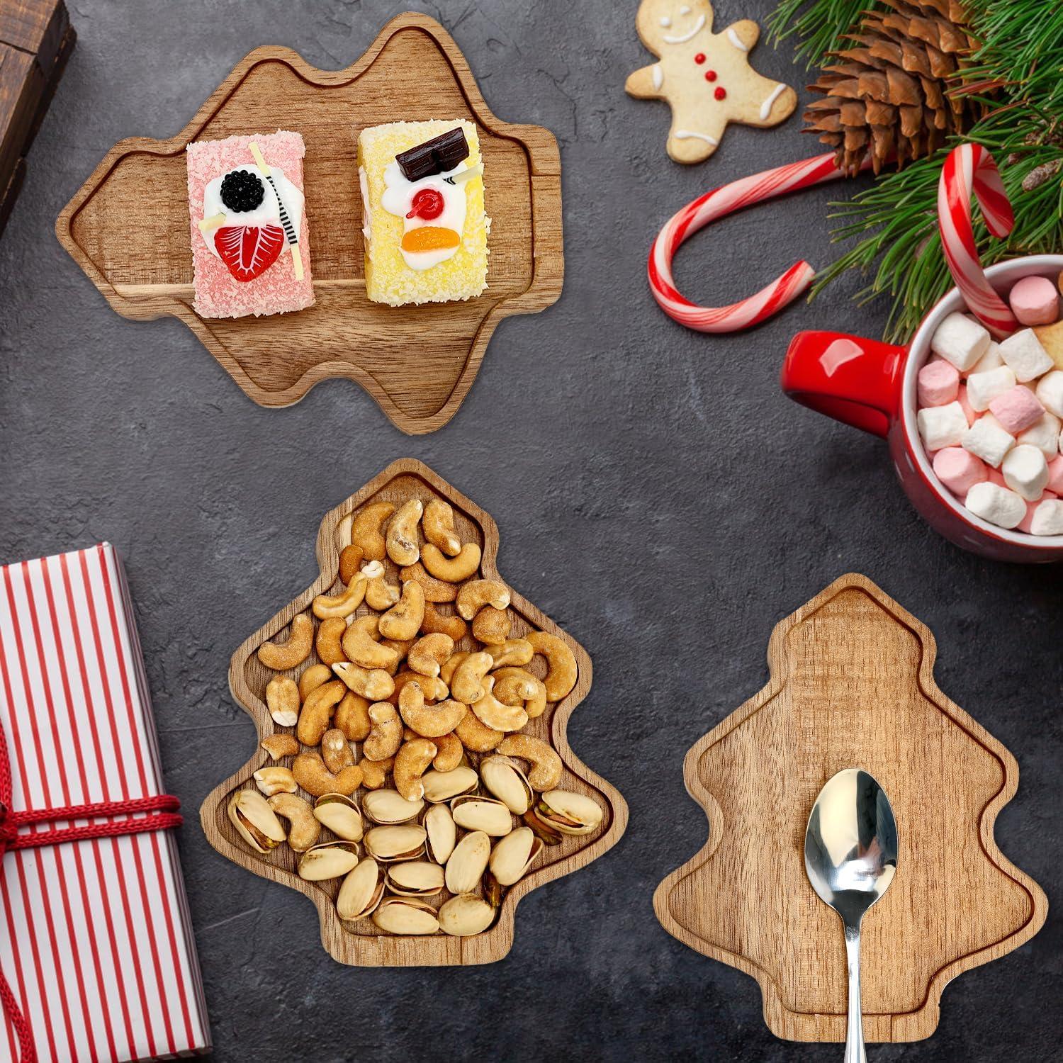 Soporte para cucharas de Navidad Ayiaren - Madera de Acacia