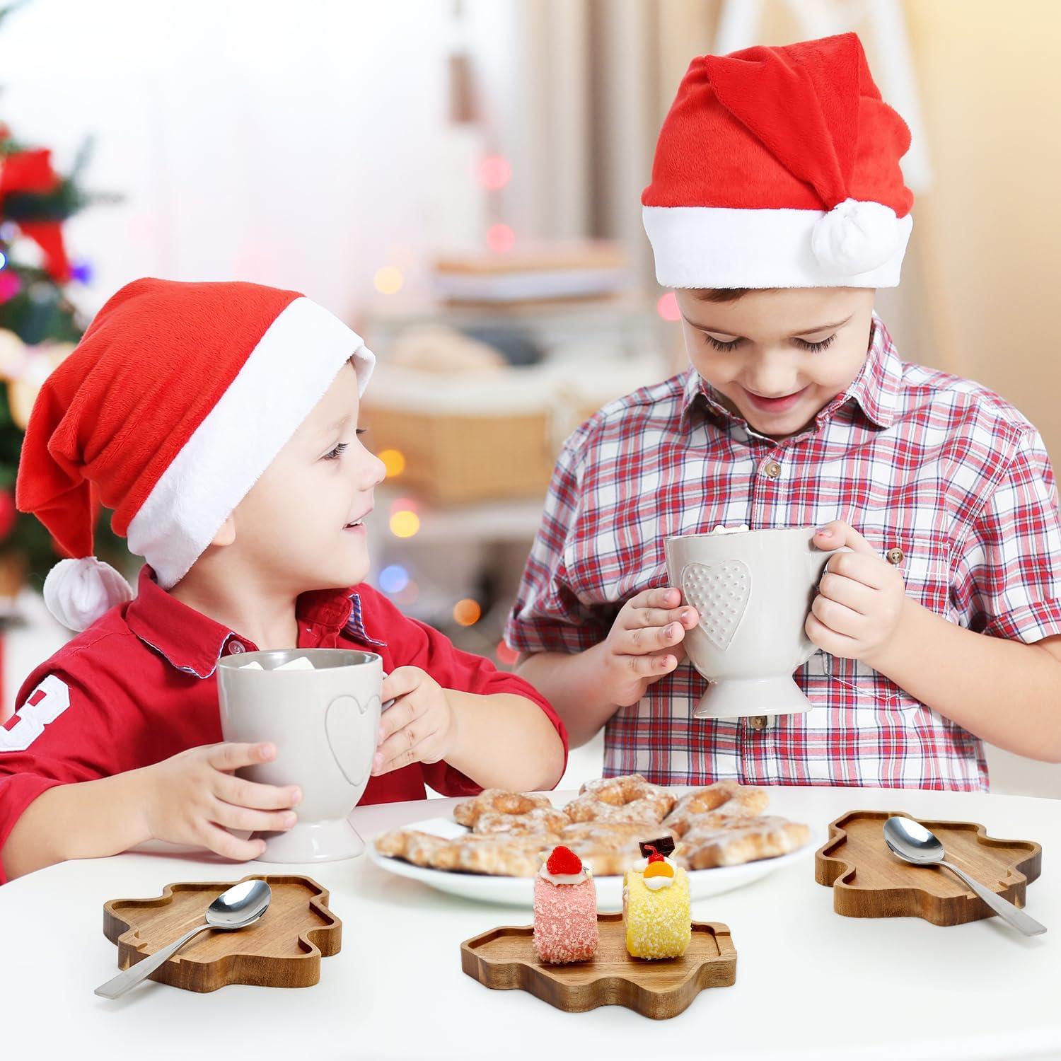Soporte para cucharas de Navidad Ayiaren - Madera de Acacia