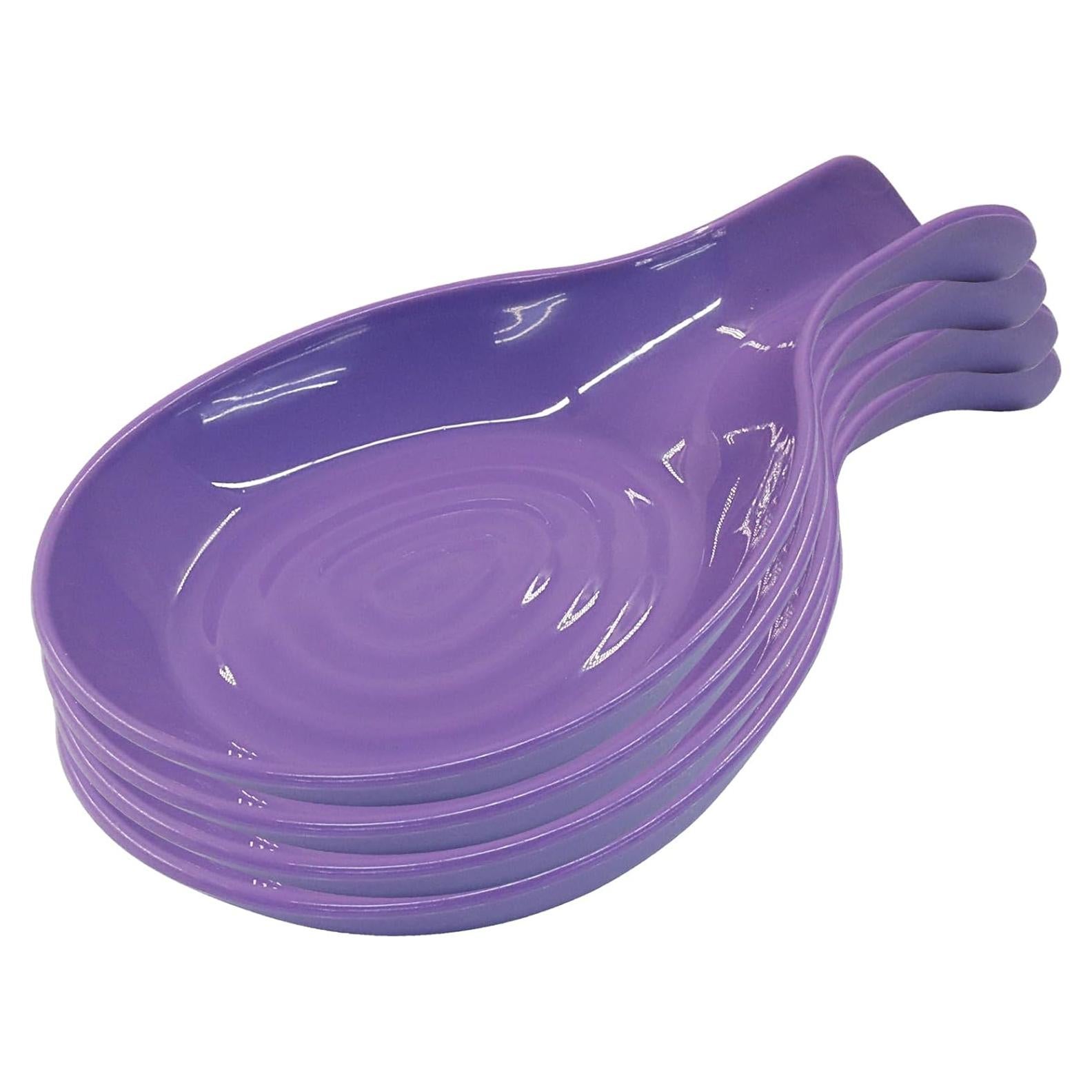 Juego de Soporte para Cucharas de Plástico Cionyce Morado - 4 Piezas