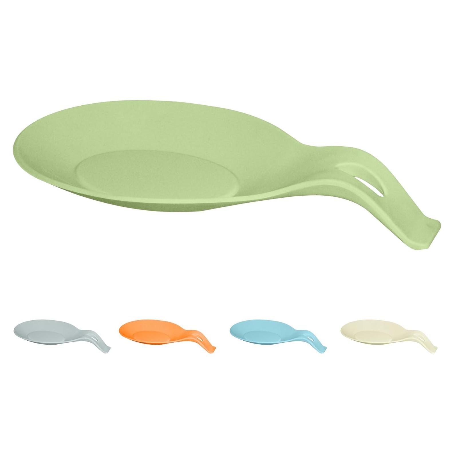 Soporte de Cuchara de Silicona Jumbo OGGI Verde Salvia 24.13x12.07cm