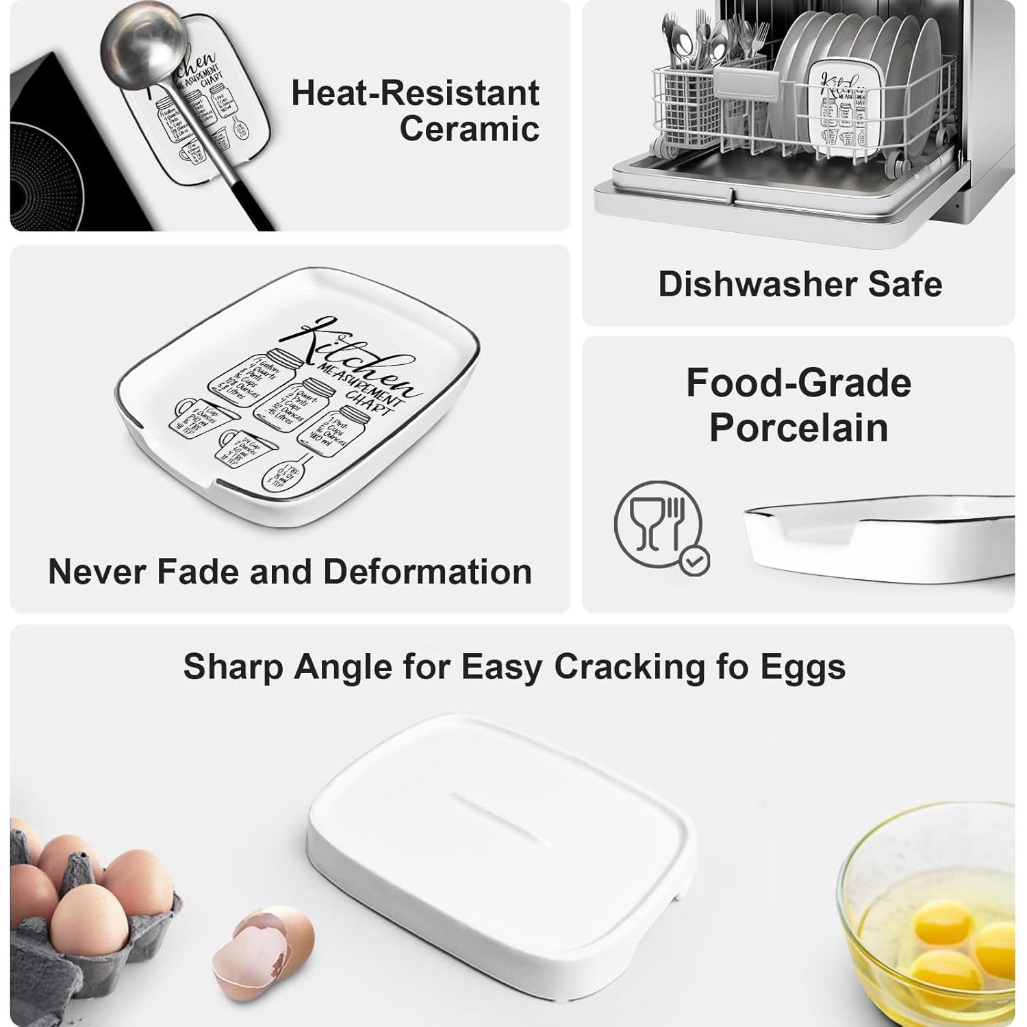 Soporte de Cuchara de Cerámica PNTKION 14.7x12.7cm Blanco