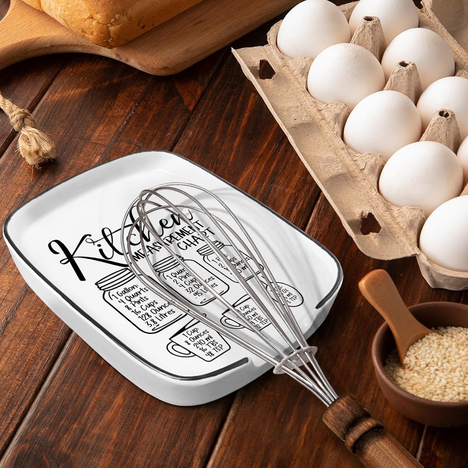 Soporte de Cuchara de Cerámica PNTKION 14.7x12.7cm Blanco