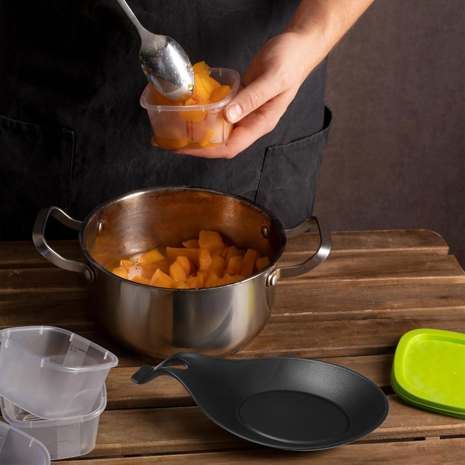 Juego de 4 Soportes de Silicona Guduling para Cucharas - Resistente al Calor