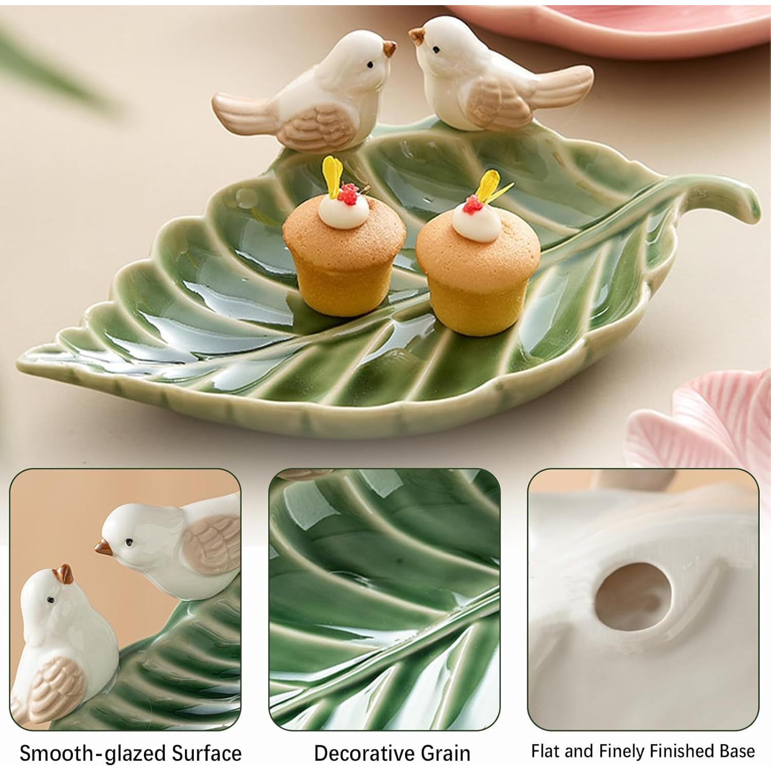 Reposapucheros de Cerámica Verde Grande EOREA - 20.3x12.2cm