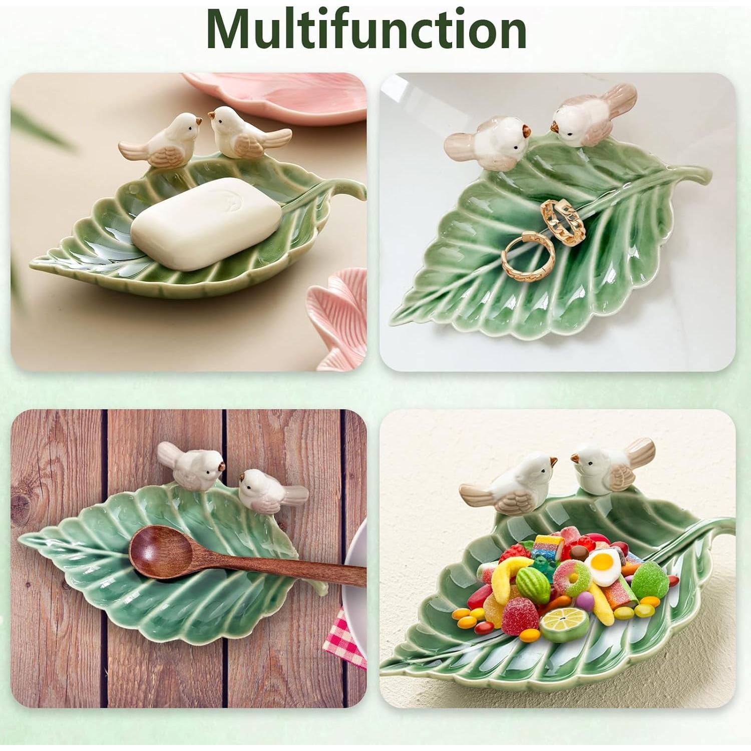 Reposapucheros de Cerámica Verde Grande EOREA - 20.3x12.2cm