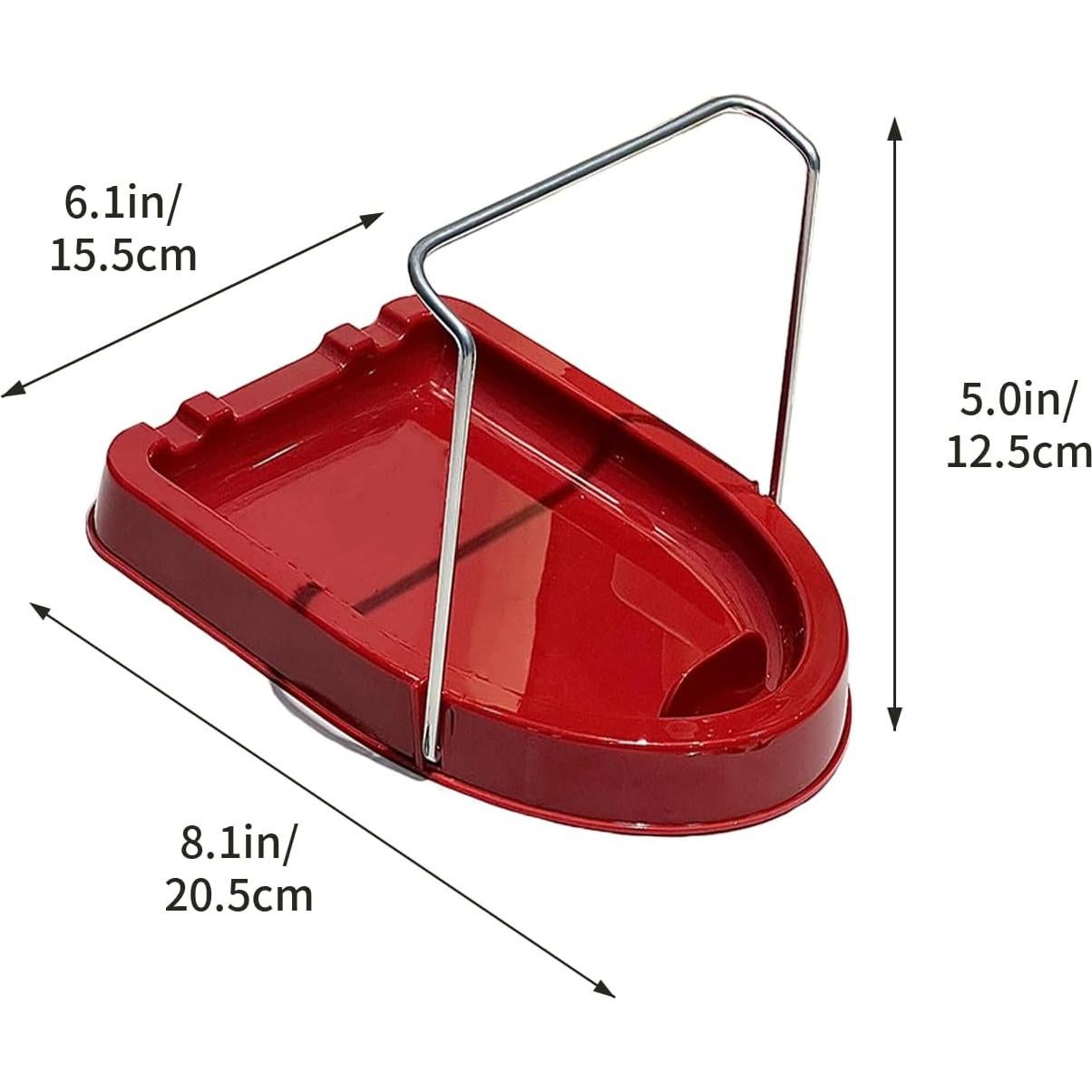 Soporte Plegable para Tapas y Utensilios Crixalot Rojo