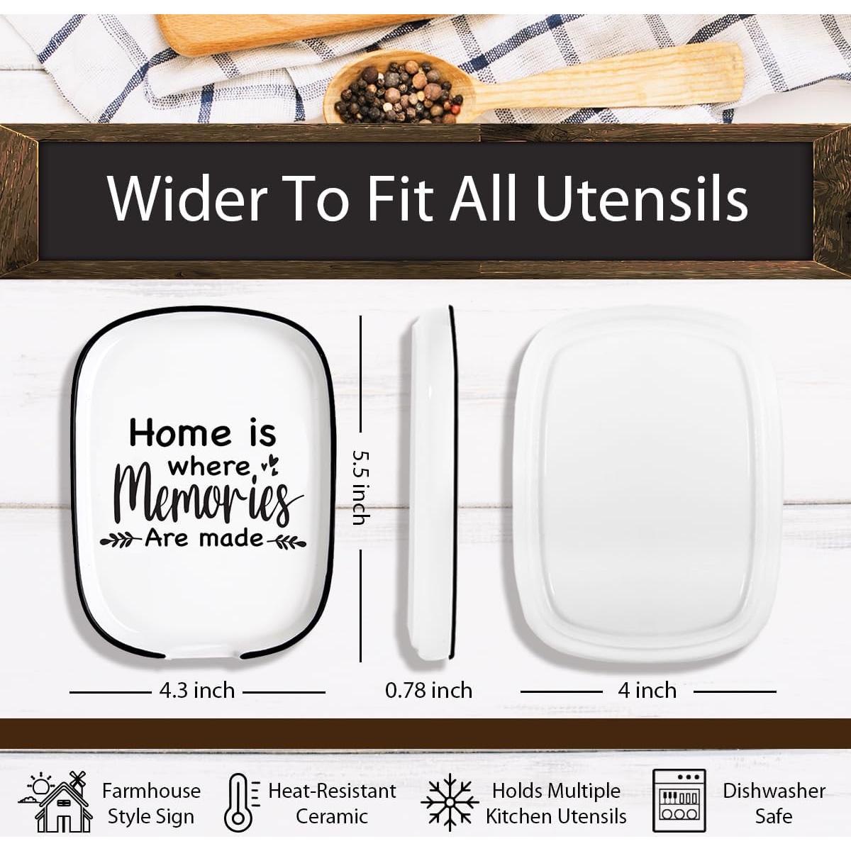 Soporte para cuchara de cerámica NVBTRH 15.24x10.92 cm