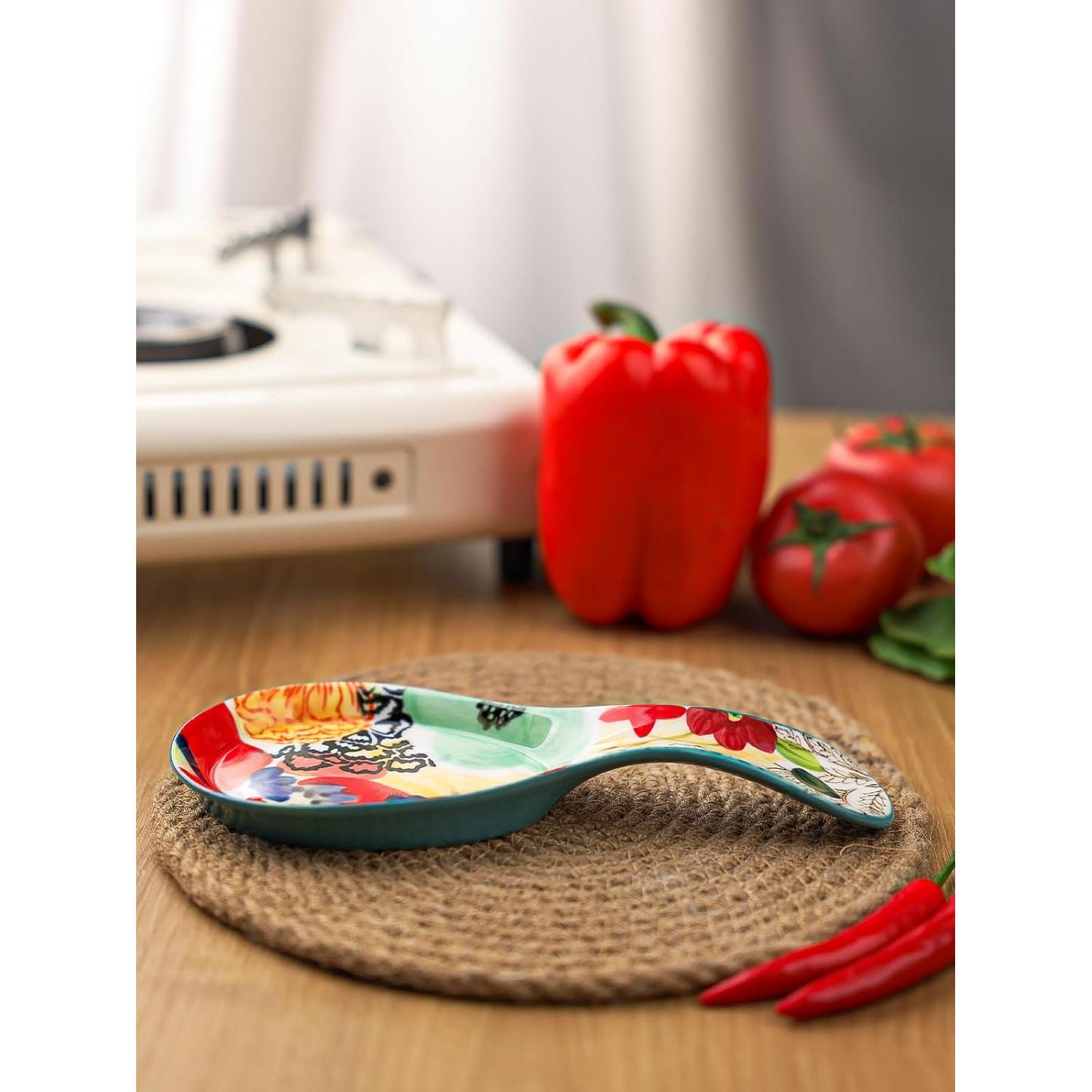 Reposaplatos de Cerámica Pintado a Mano GDCZ Grande Apto Lavavajillas