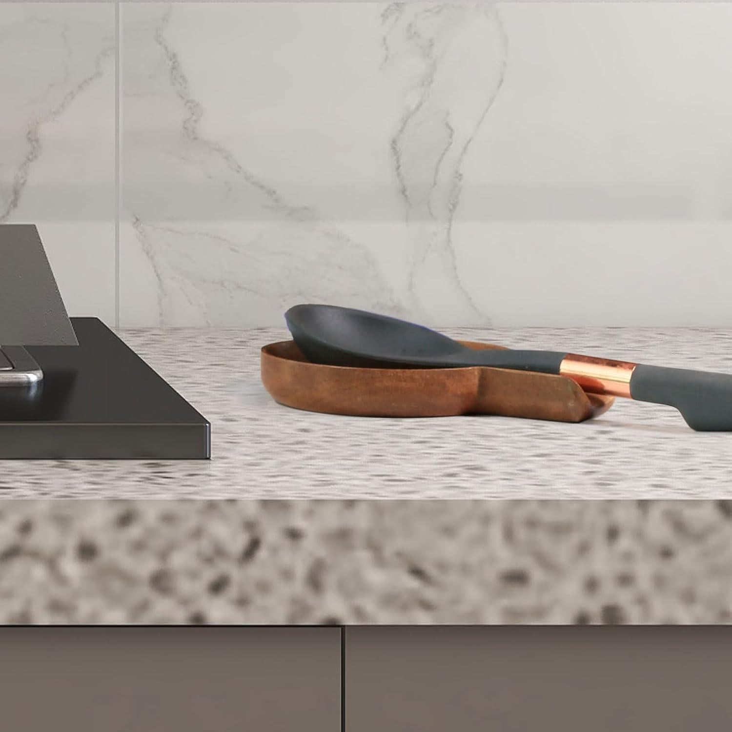 Soporte de Cuchara de Madera de Acacia 15.24 cm - MeowAroma