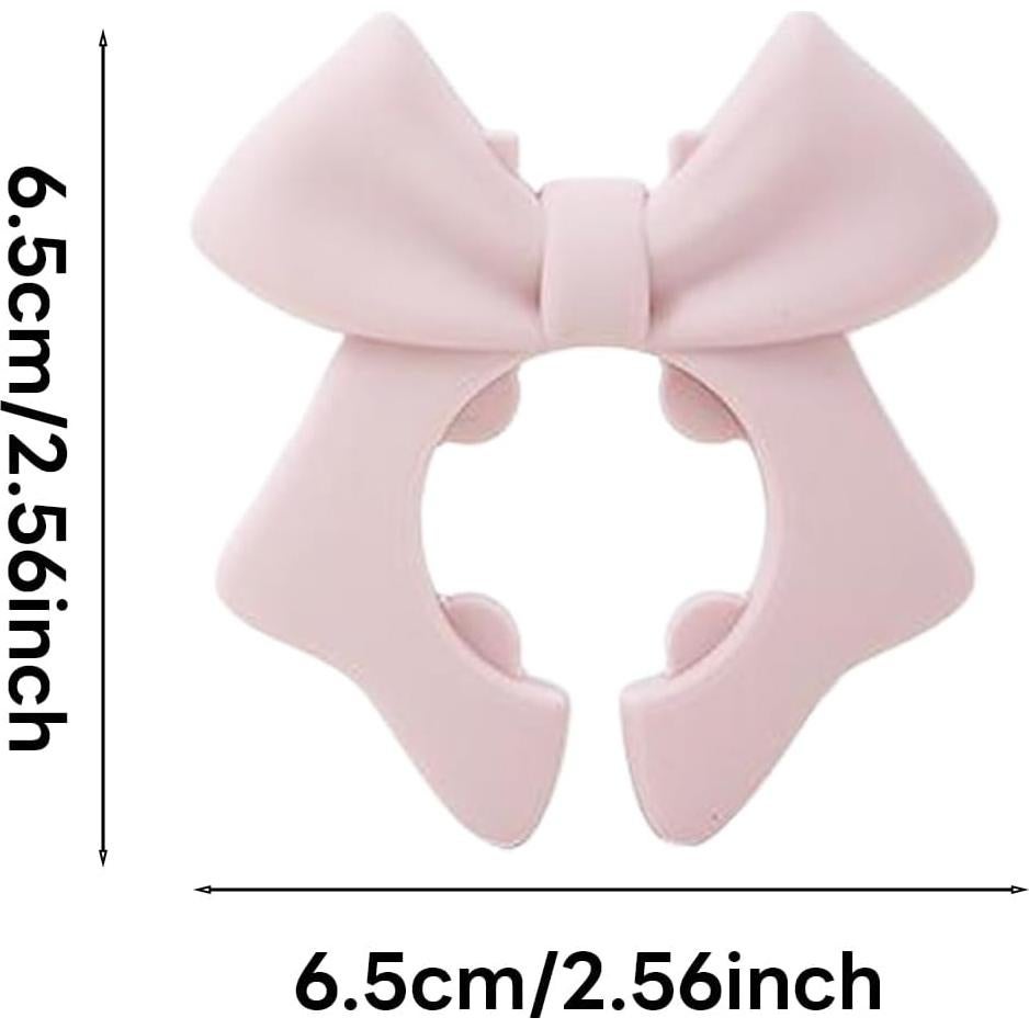 Soporte de Espátula de Silicona YSYL, Paquete de 2, Rosa y Beige