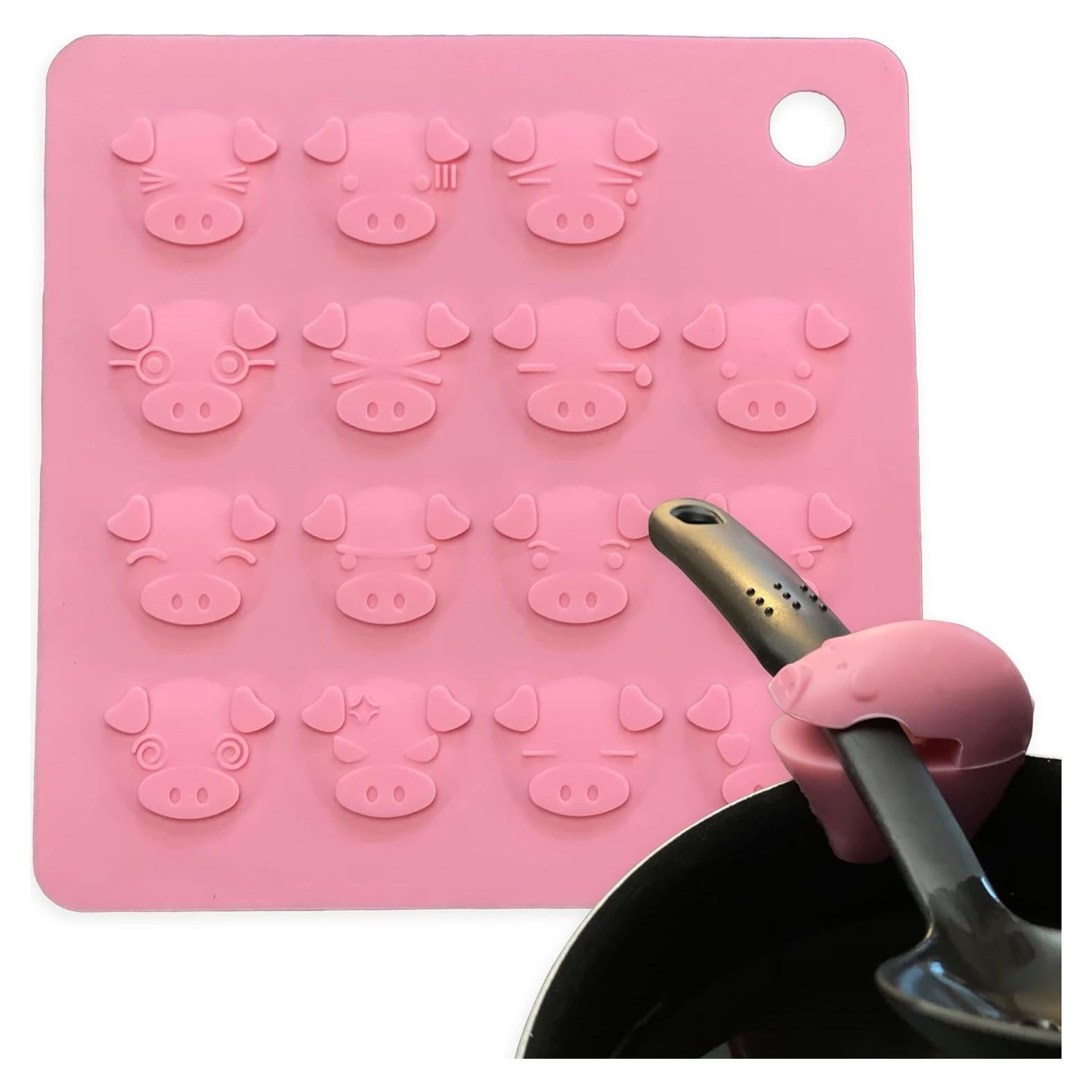 Soporte de Silicona Cerdo Exultimate Antideslizante 17.78 cm