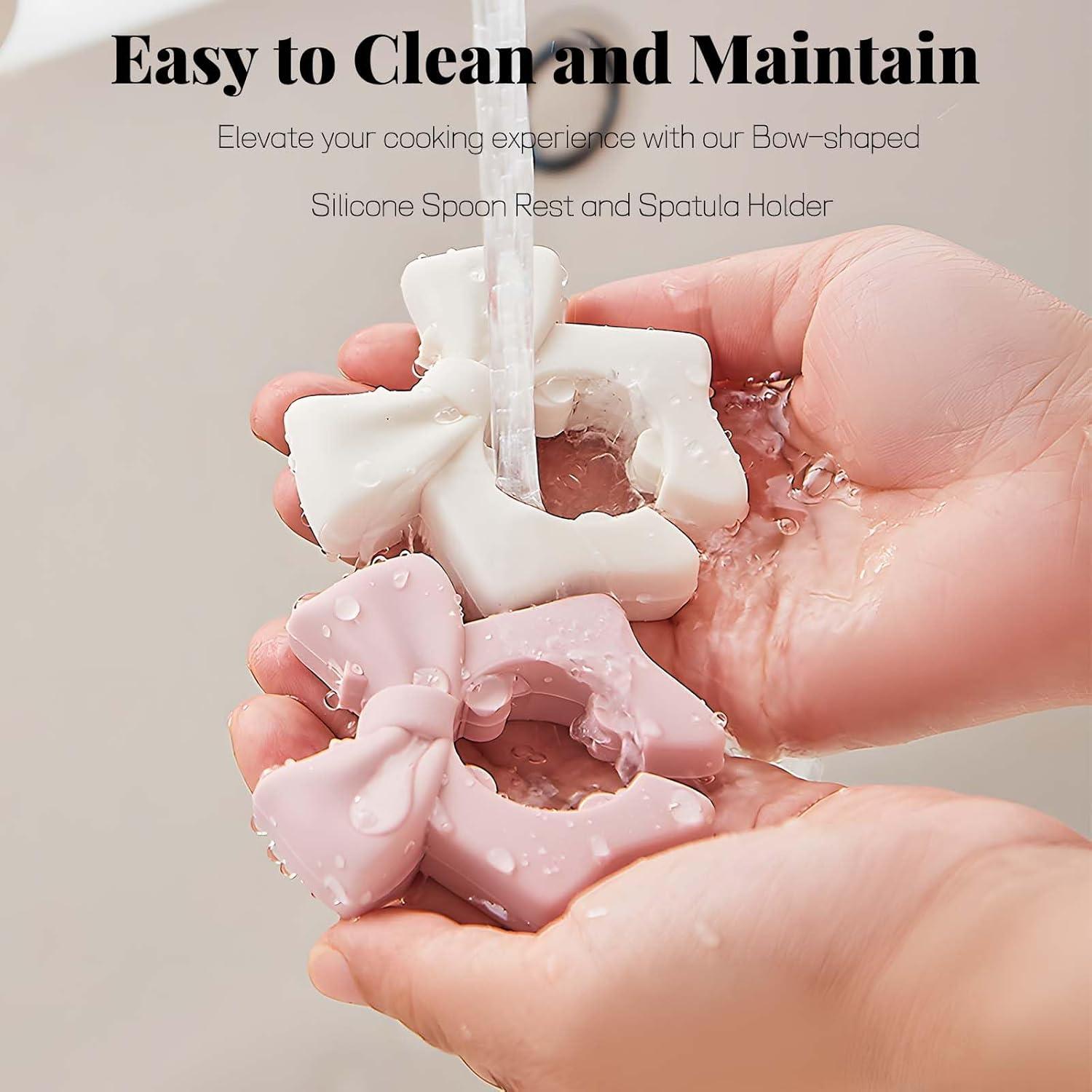 Soporte para Cuchara y Espátula Silicona Dexprosy 2 Piezas