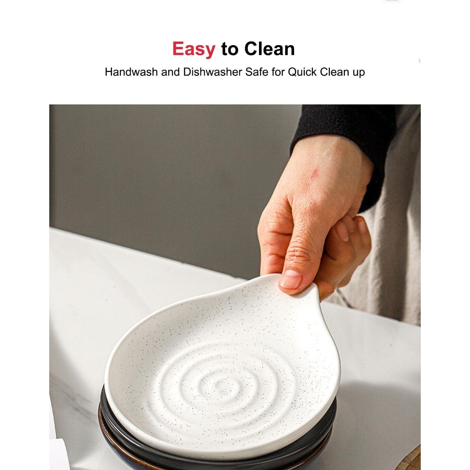 Soporte para Cucharas de Cerámica TooWoom 12.7 cm Blanco