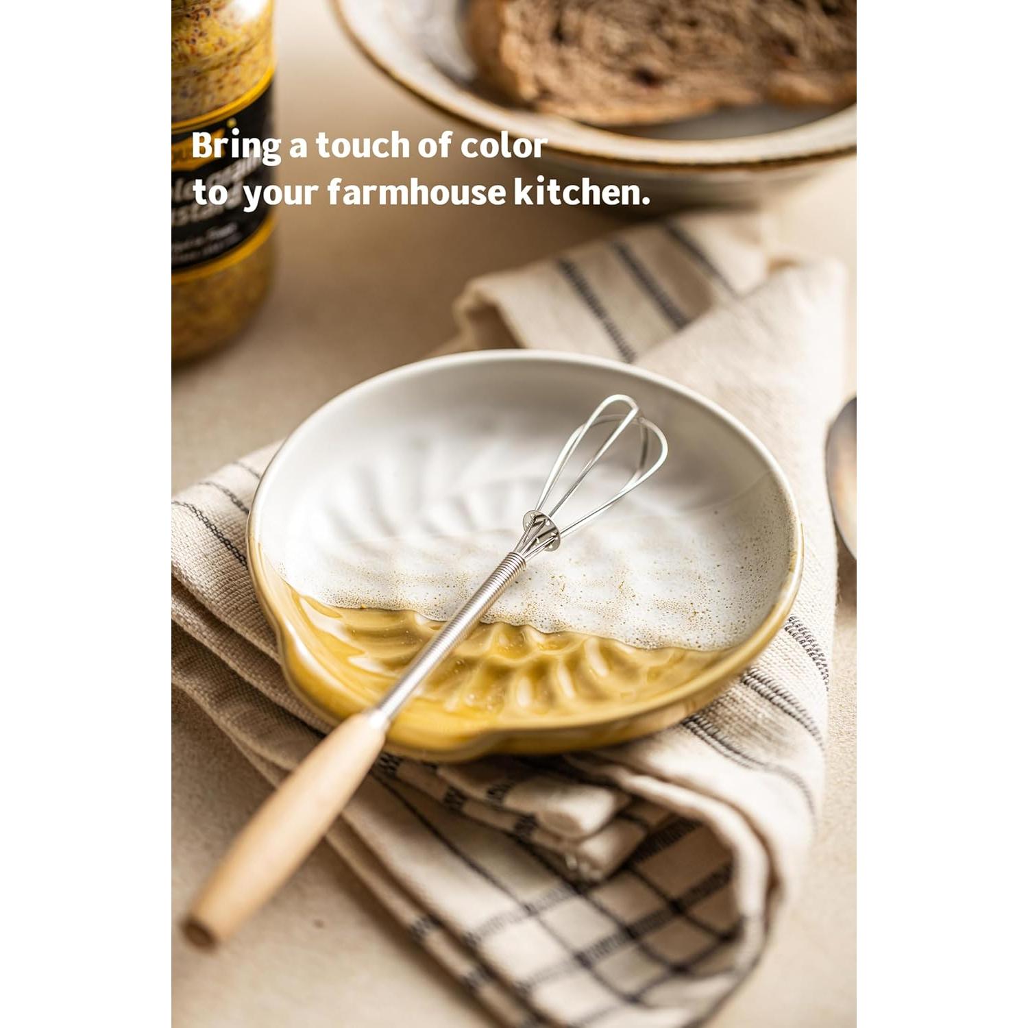 Soporte de Cuchara de Cerámica Miamolo 13.5cm Marrón Gradiente