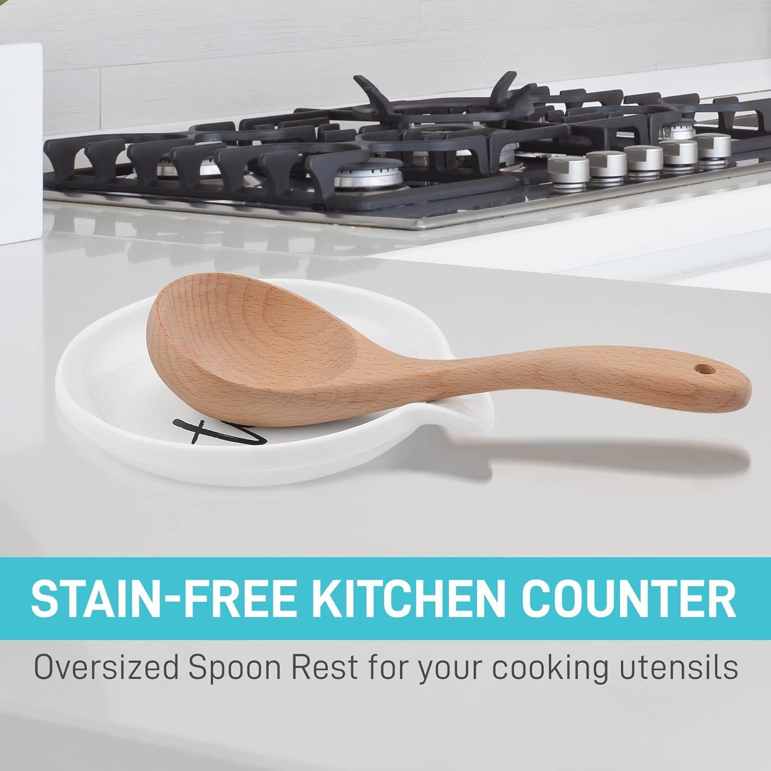 Reposapucheros de Cerámica Blanca - Anfitriona Definitiva - 12.7 cm