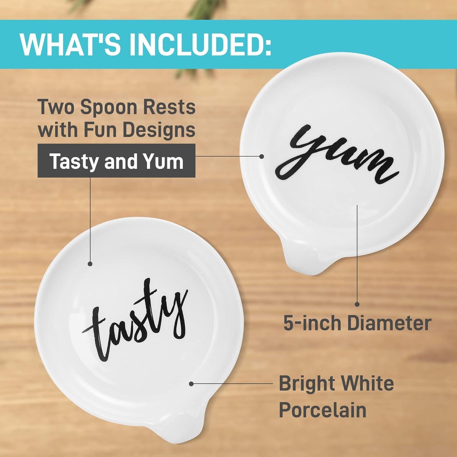 Reposapucheros de Cerámica Blanca - Anfitriona Definitiva - 12.7 cm