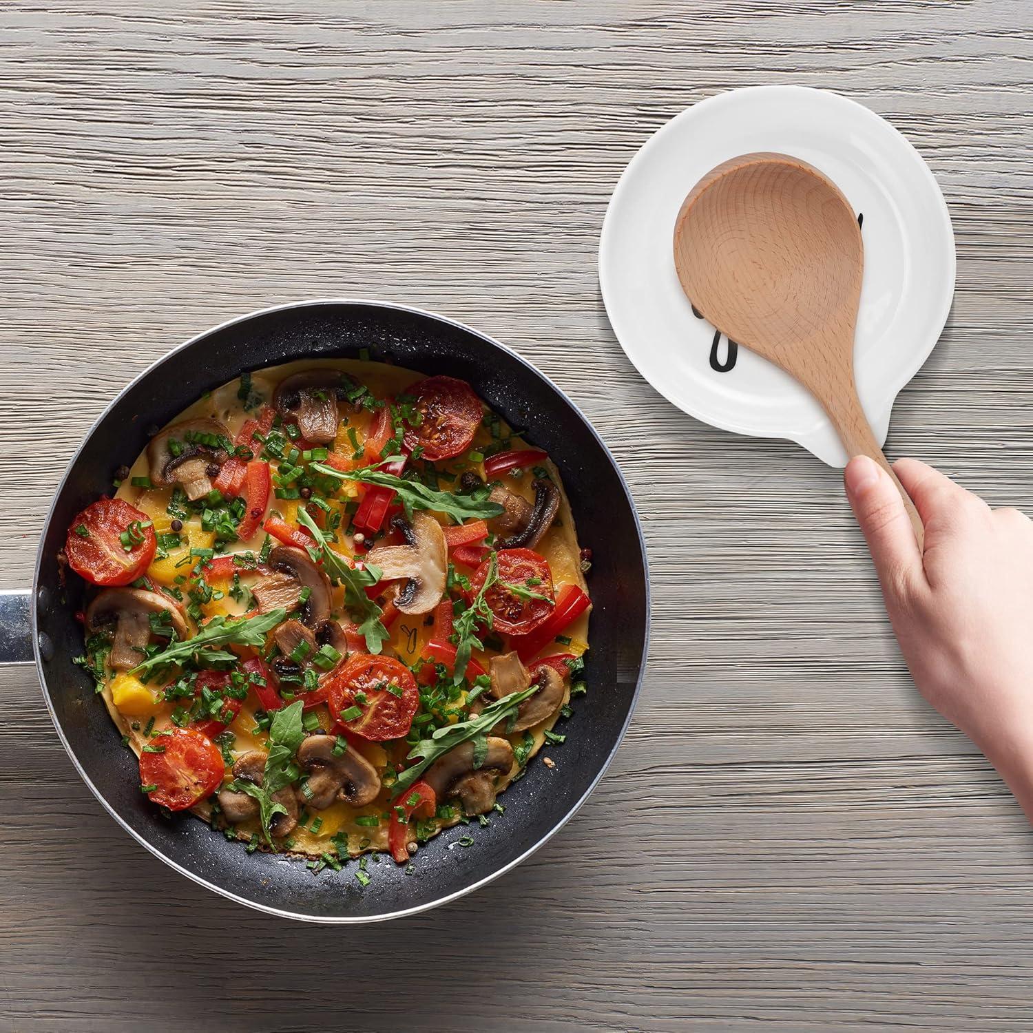 Reposapucheros de Cerámica Blanca - Anfitriona Definitiva - 12.7 cm