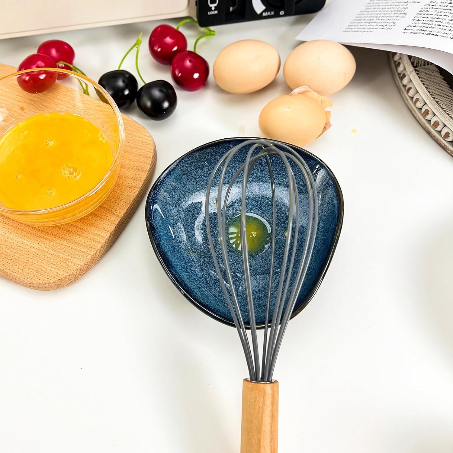 Soporte para Cucharas de Cerámica Joyfulhive Azul 15.8x15.6 cm