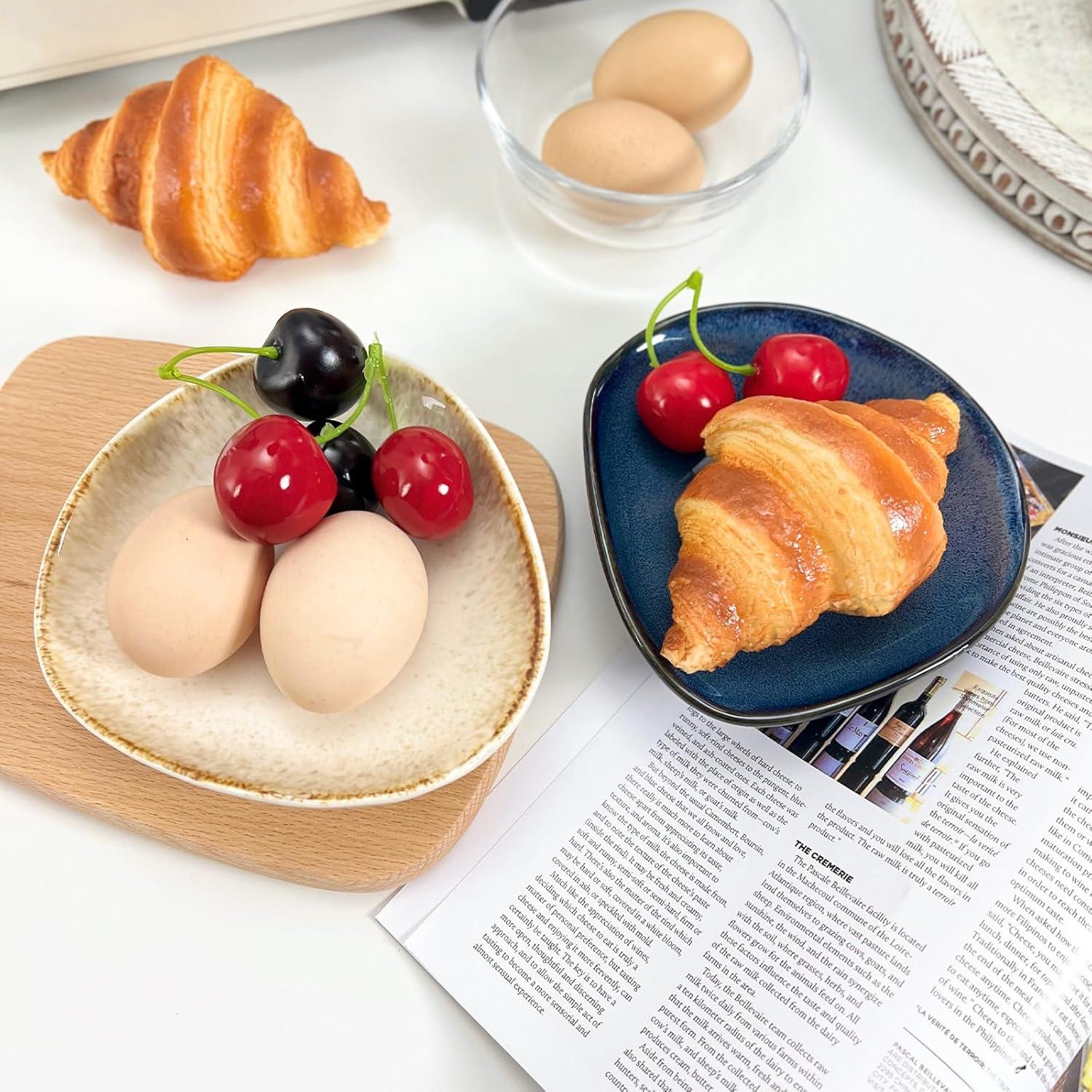 Soporte para Cucharas de Cerámica Joyfulhive Azul 15.8x15.6 cm