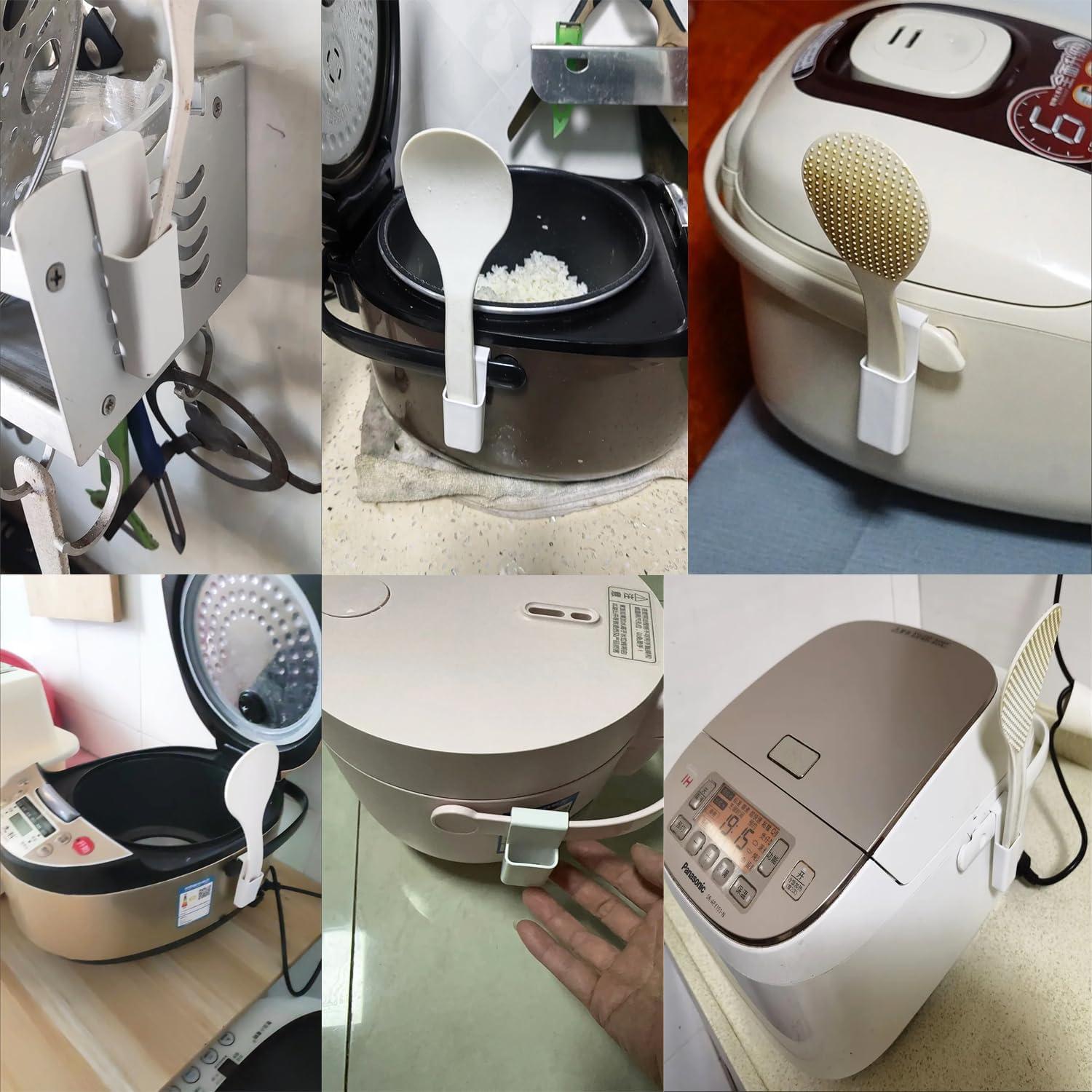 Soporte para cuchara de arroz UtySty - Paquete de 3 unidades