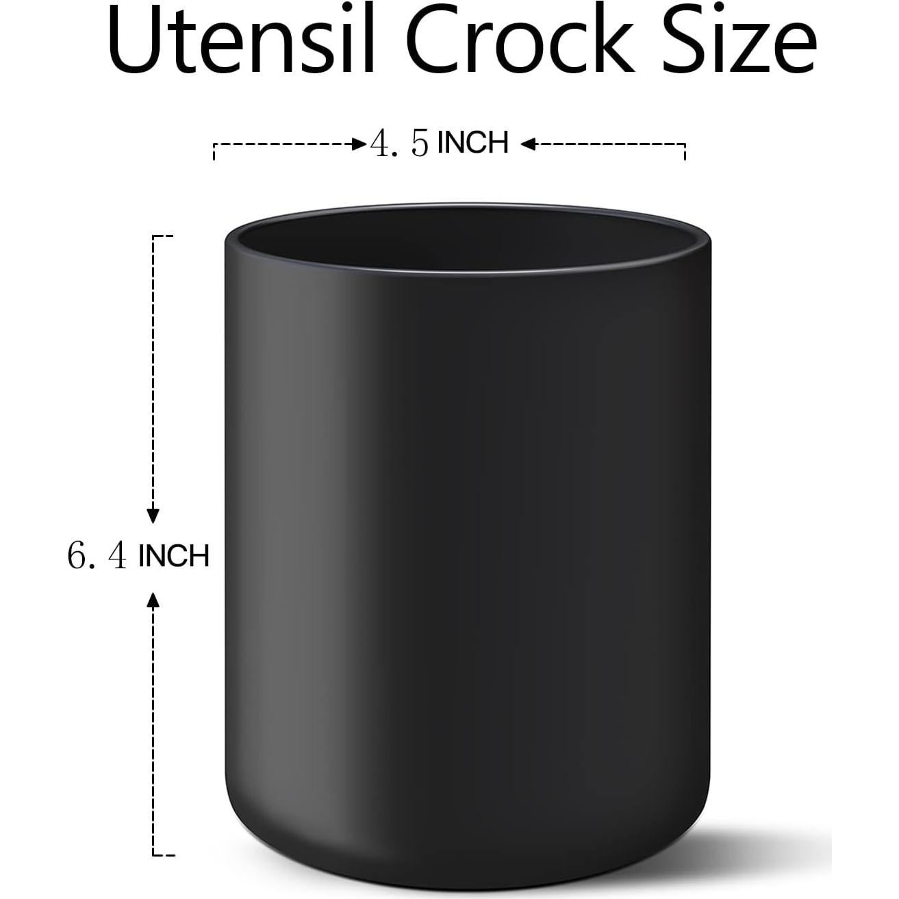 Soporte de Utensilios de Cocina Negro Mate LATCHHOOK 16.3 cm