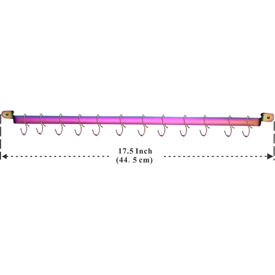 Estante de Utensilios de Cocina Kyraton Acabado Titanio Arcoíris