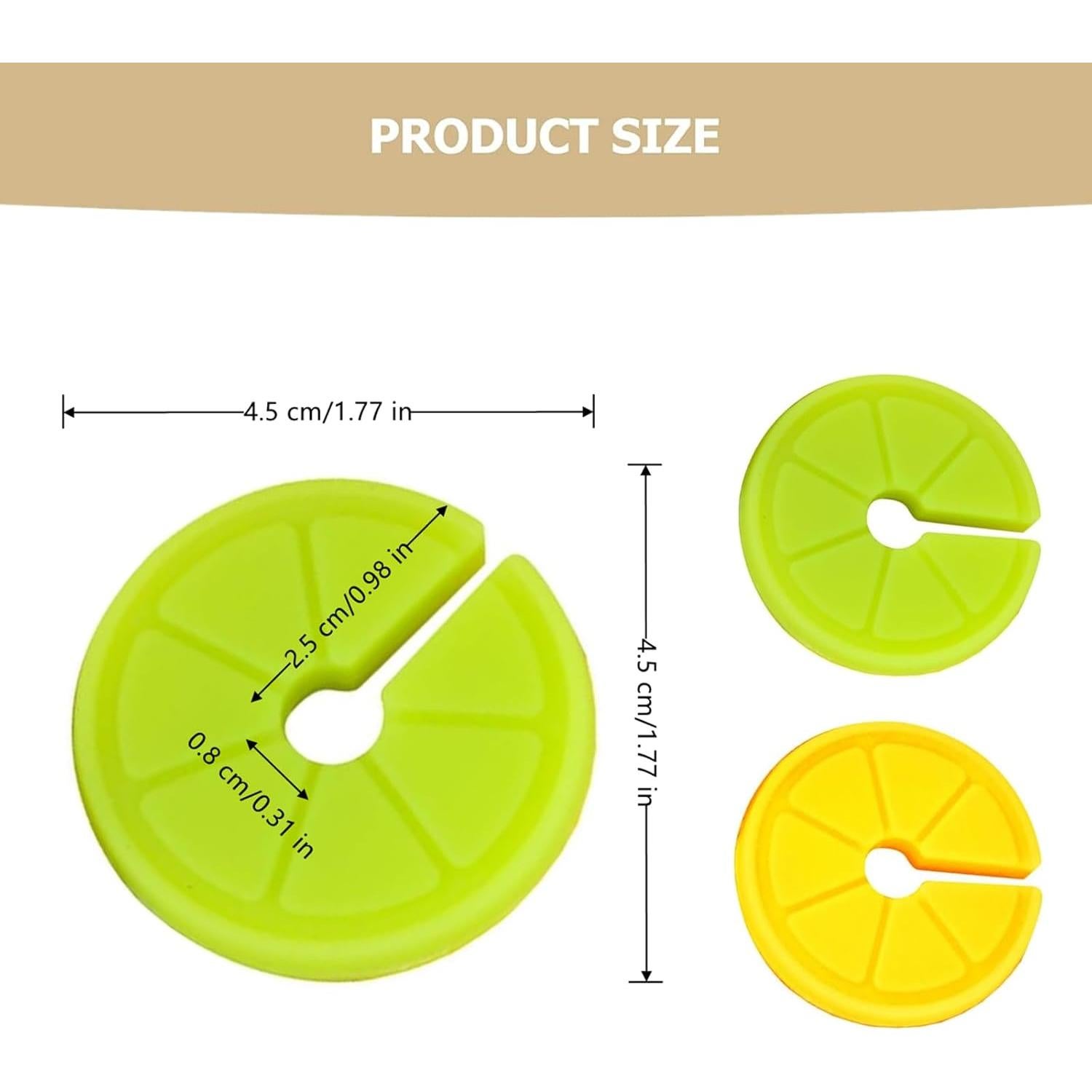Levantador de Tapa de Olla Silicona Fyazgop 4 Pcs Antiderrames