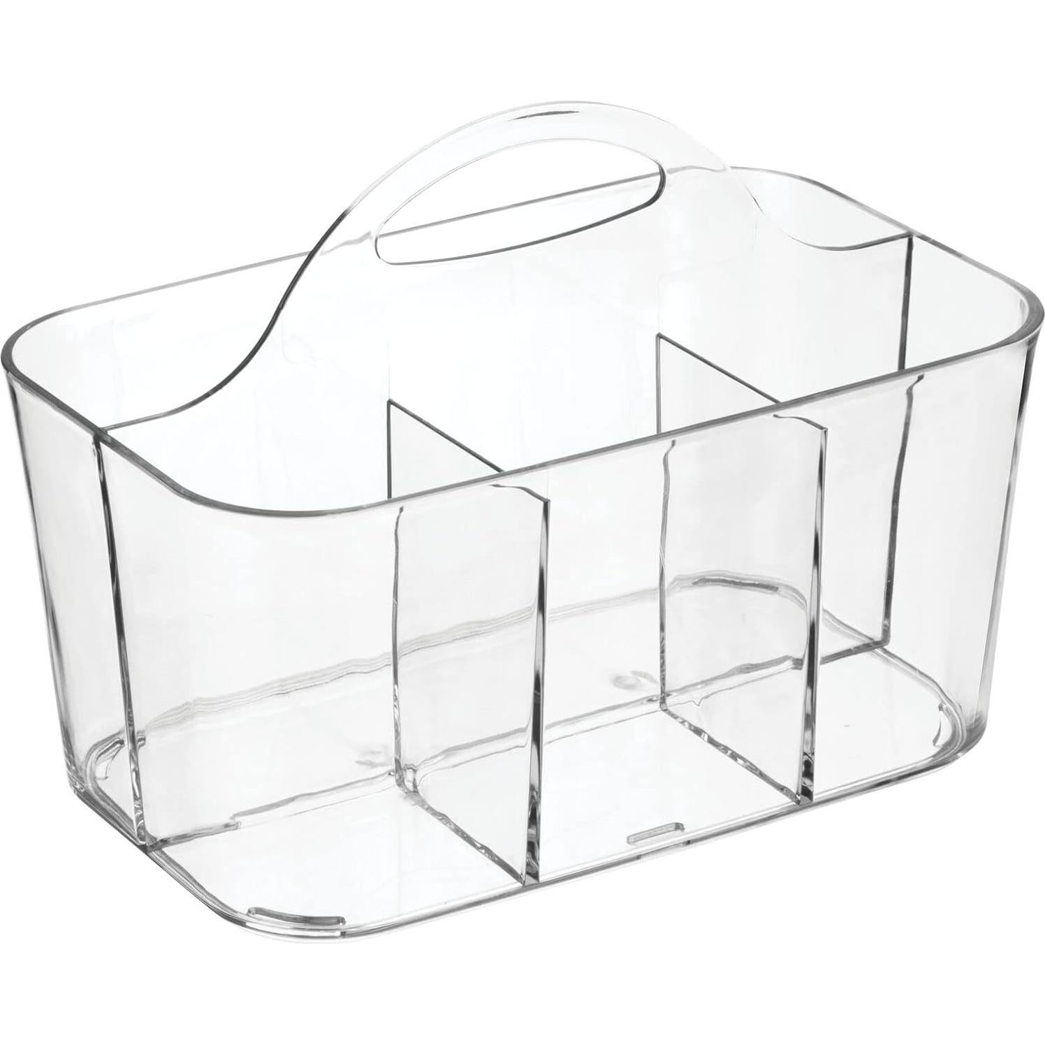 Organizador de Cubiertos mDesign Transparente 1.3 kg 17.15x15.24x24.4 cm
