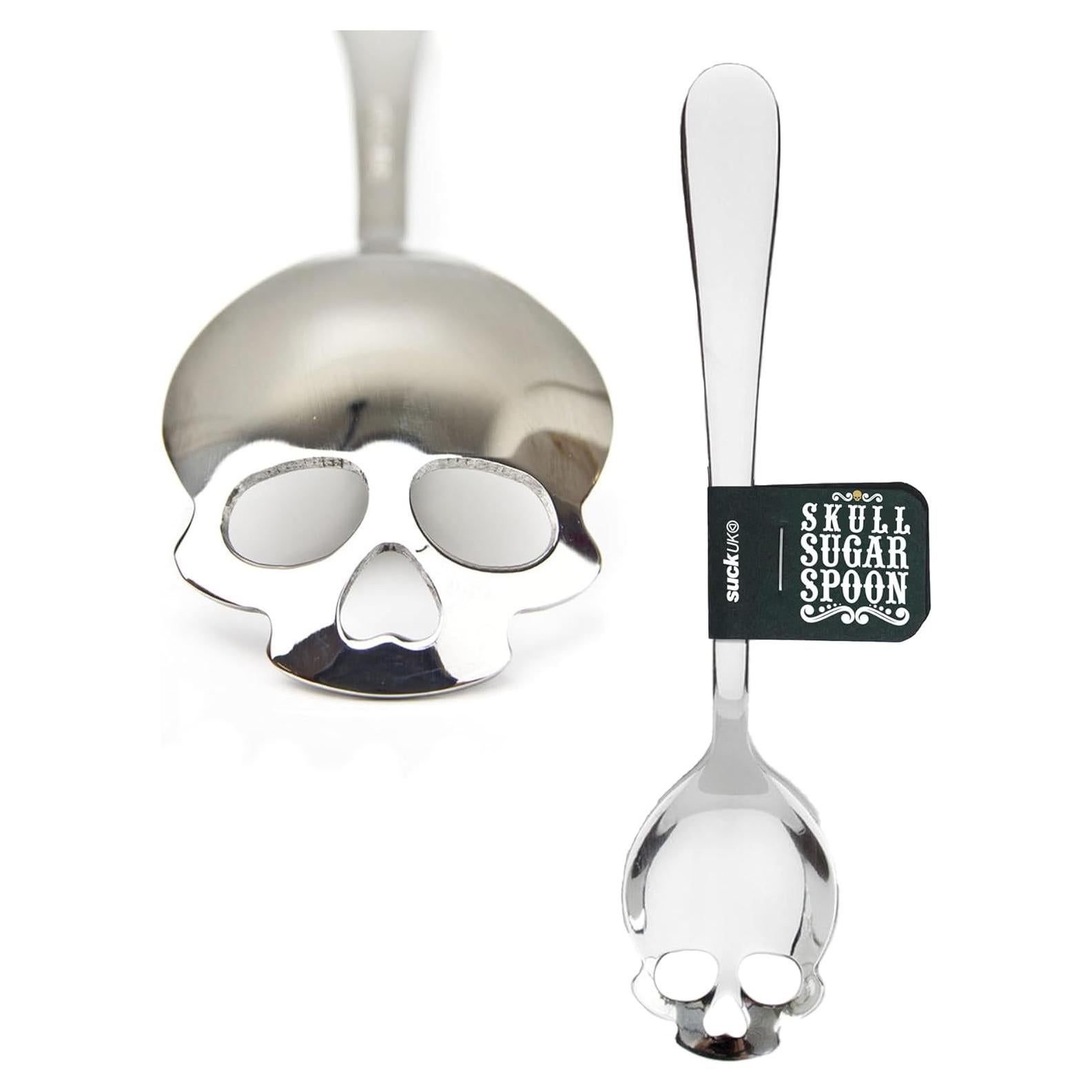Cucharita Calavera SUCK UK - Acero Inoxidable - 15.08 cm