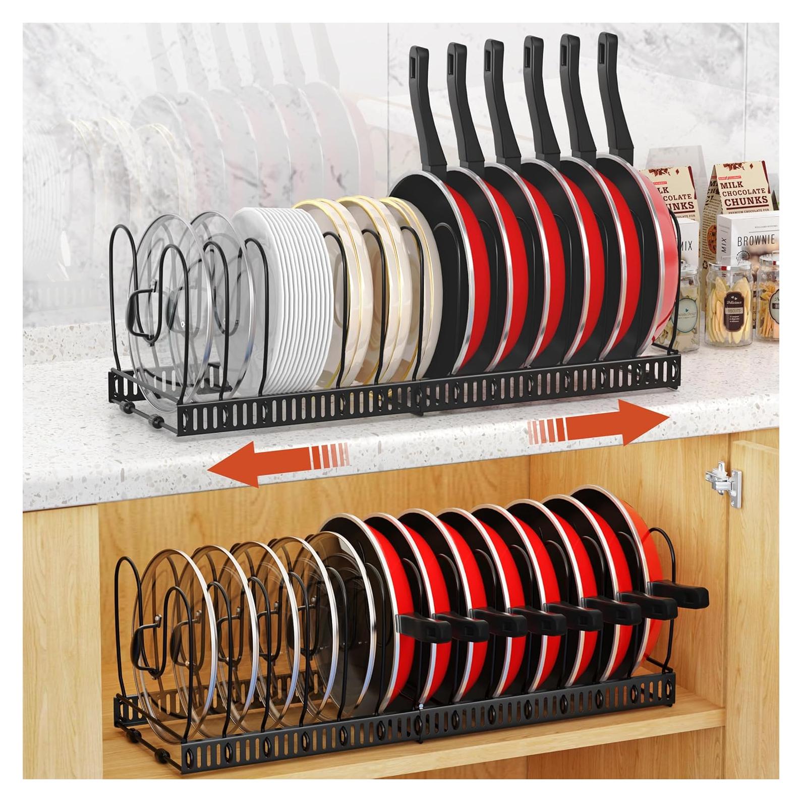 Organizador de Ollas y Sartenes Housolution Expandible 12-59 cm