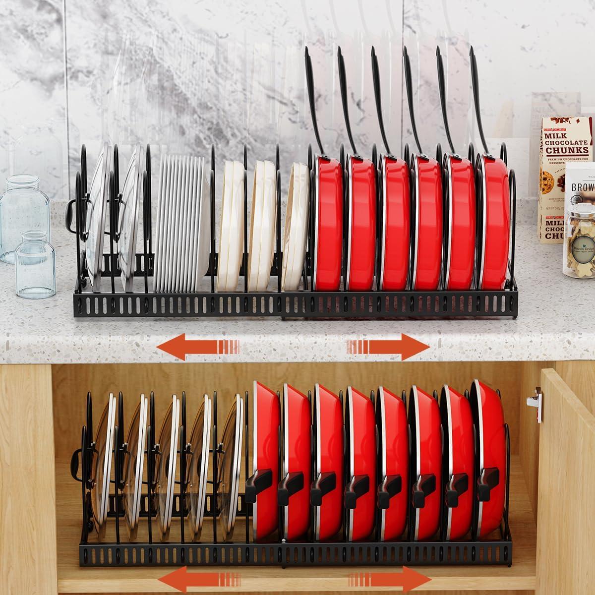 Organizador de Ollas y Sartenes Housolution Expandible 12-59 cm