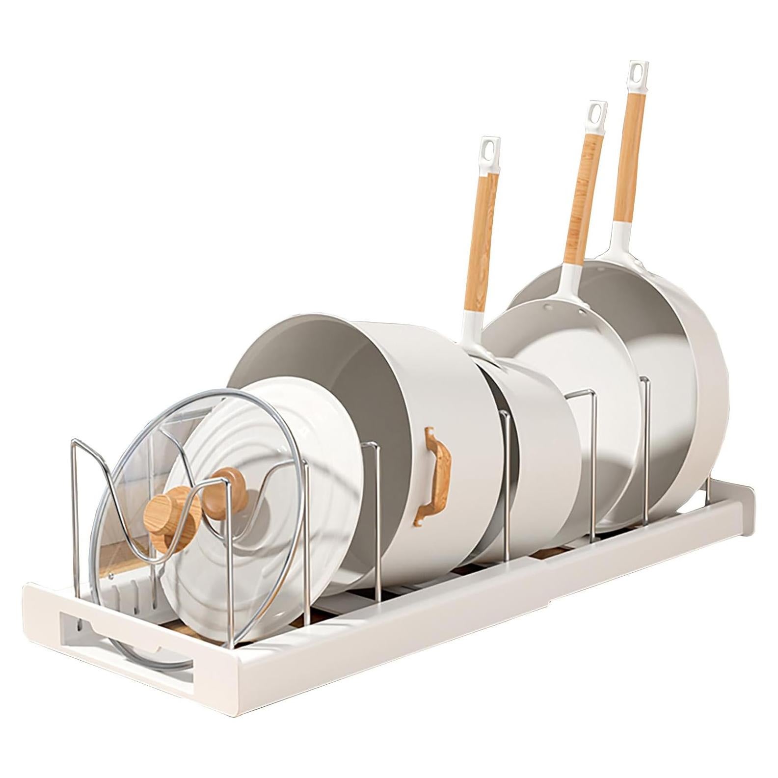 Organizador de Ollas y Sartenes Genérico Expandible 7 Divisores